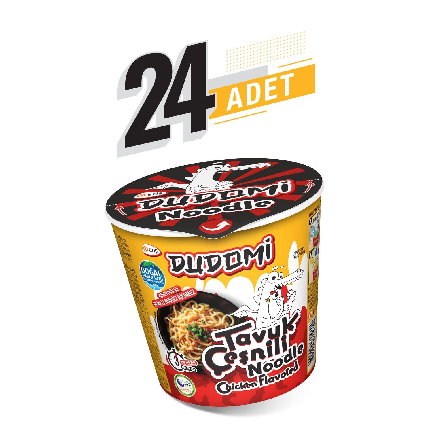 Dudomi Tavuk Çeşnili Noodle Bardak 60 Gr.