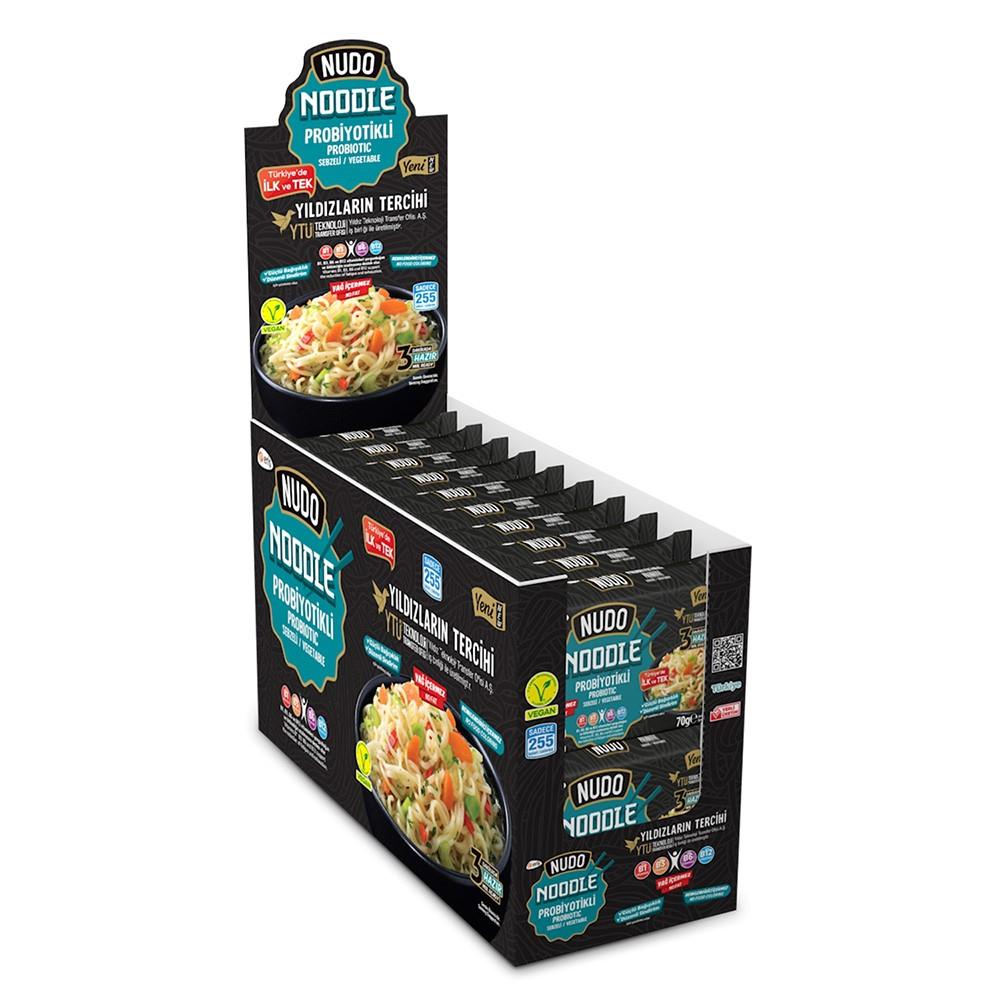 Nudo Probiyotikli Sebzeli Noodle Poşet 70 Gr.