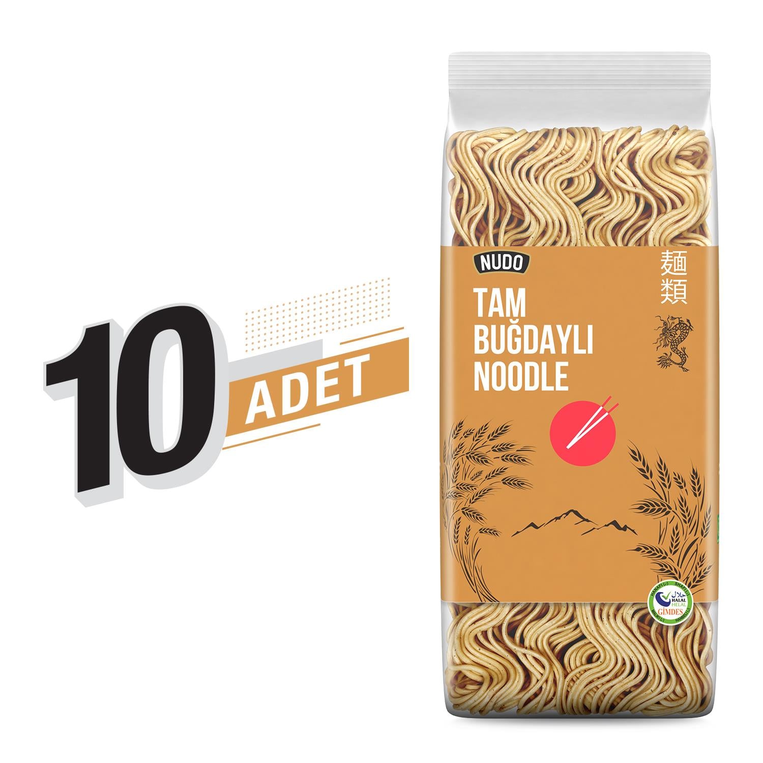 Nudo Tam Buğday Noodle 350 Gr