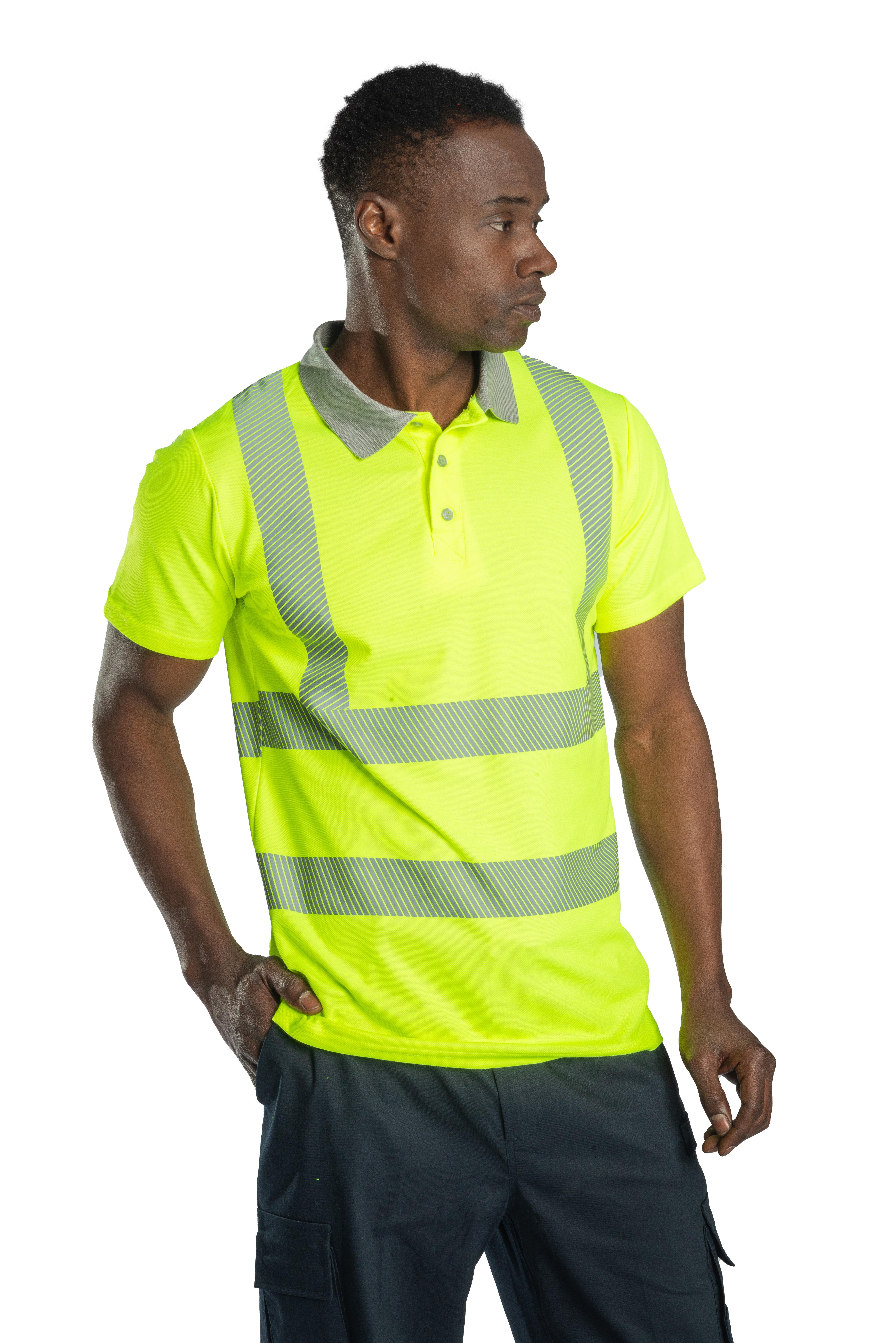 Alaska Hi-Vis Polo T-Shirt Neon Sarı
