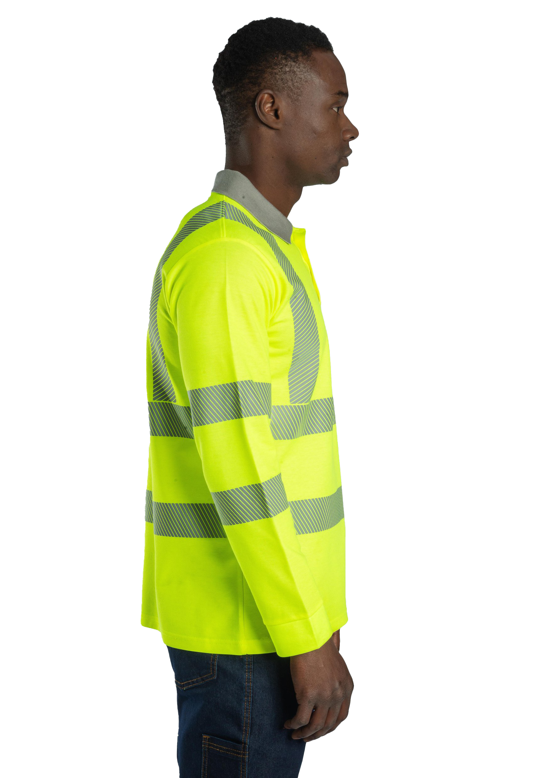 Alaska Hi-Vis Uzun Kollu Polo T-Shirt Neon Sarı