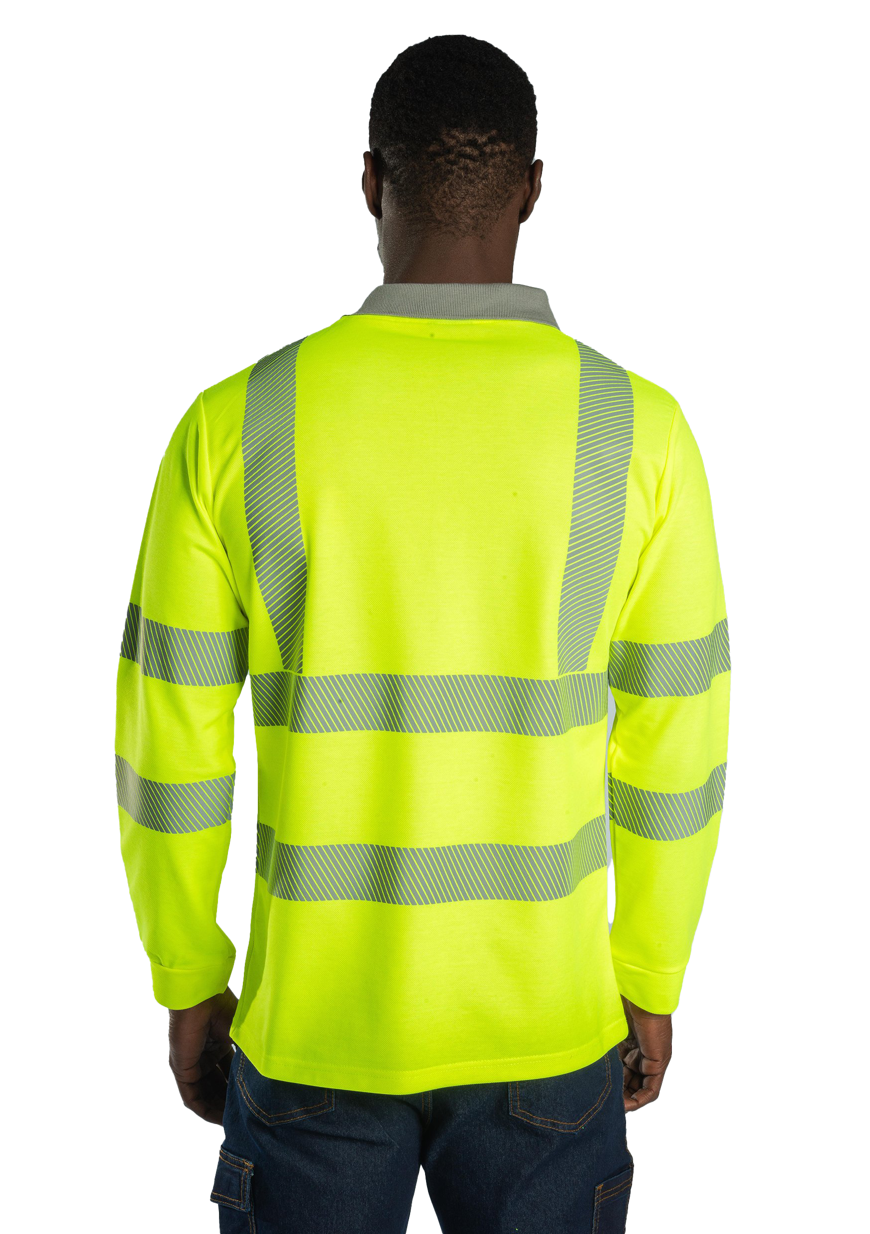 Alaska Hi-Vis Uzun Kollu Polo T-Shirt Neon Sarı
