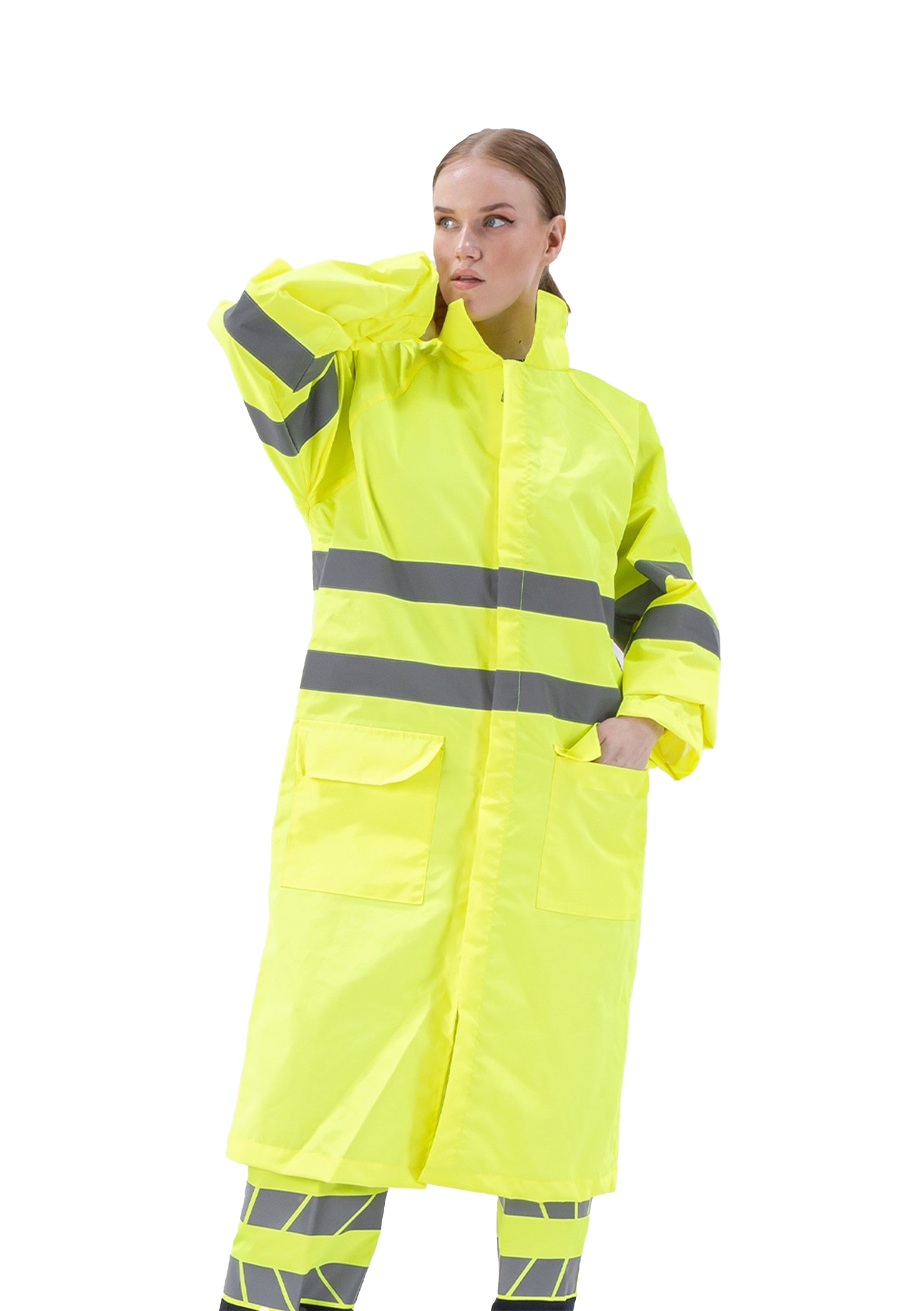 Alaska Hi-Vis Yağmurluk Neon Sarı
