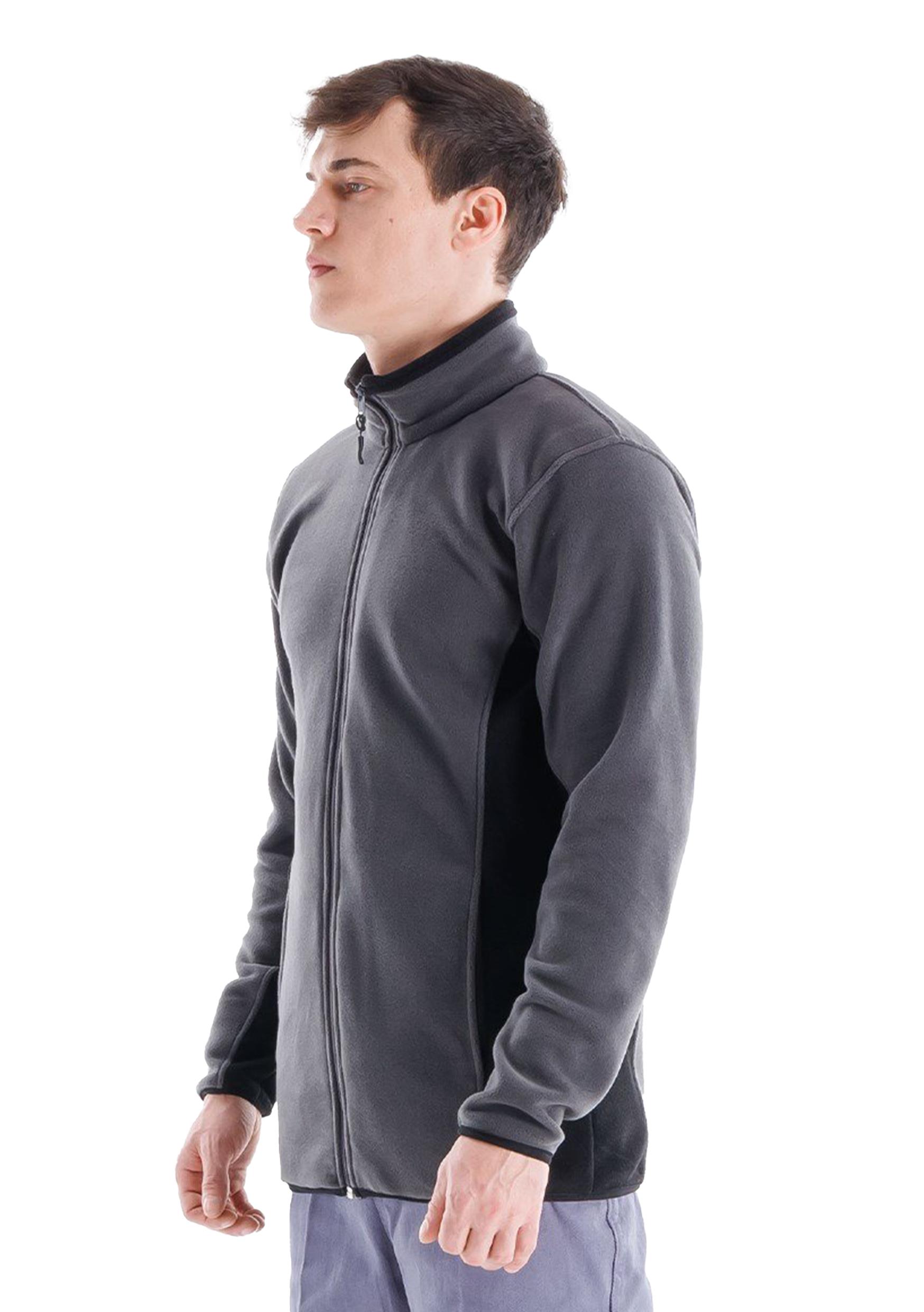 Alp Fleece Jacket Grey - Black