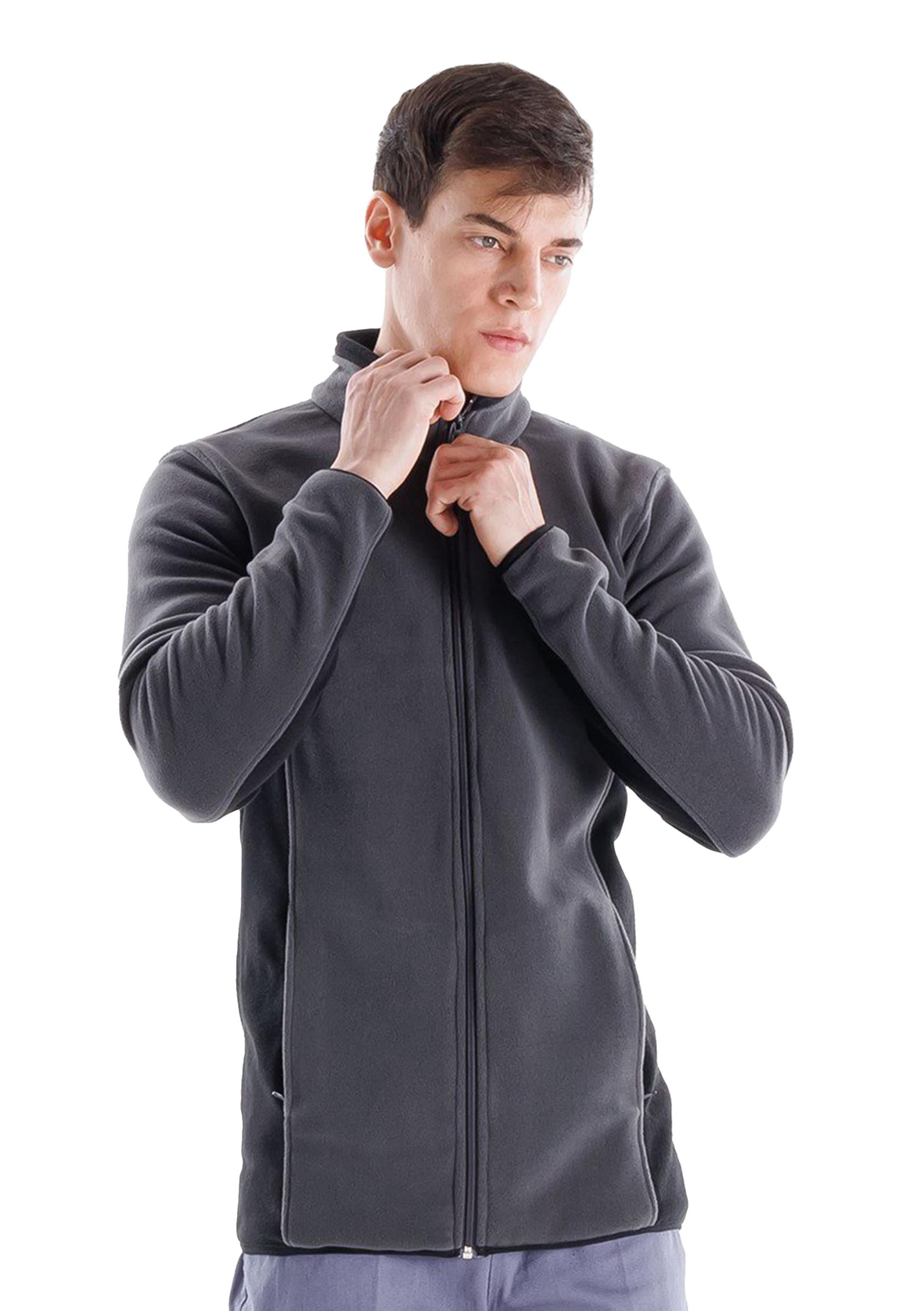 Alp Fleece Jacket Grey - Black