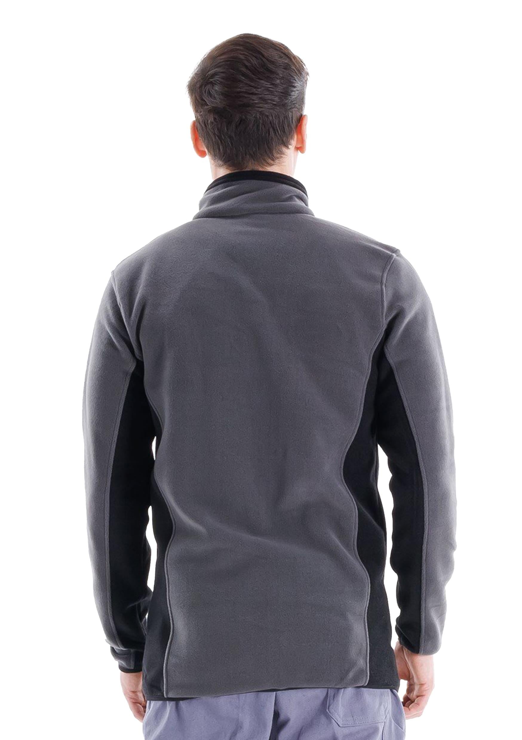 Alp Fleece Jacket Grey - Black