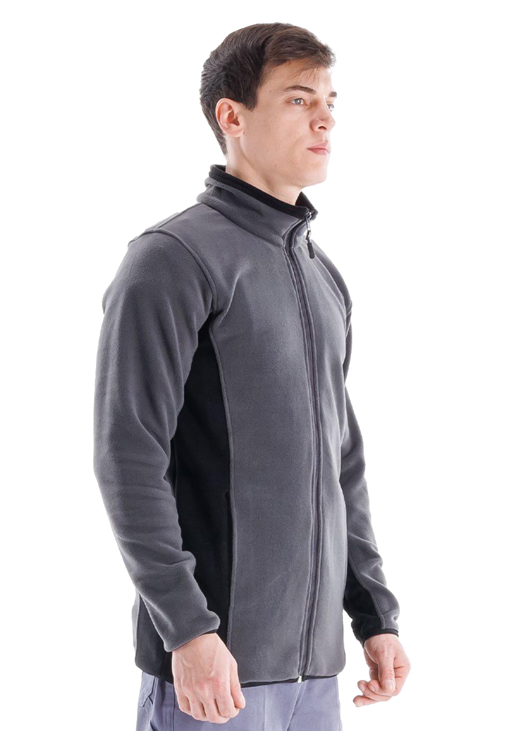Alp Fleece Jacket Grey - Black