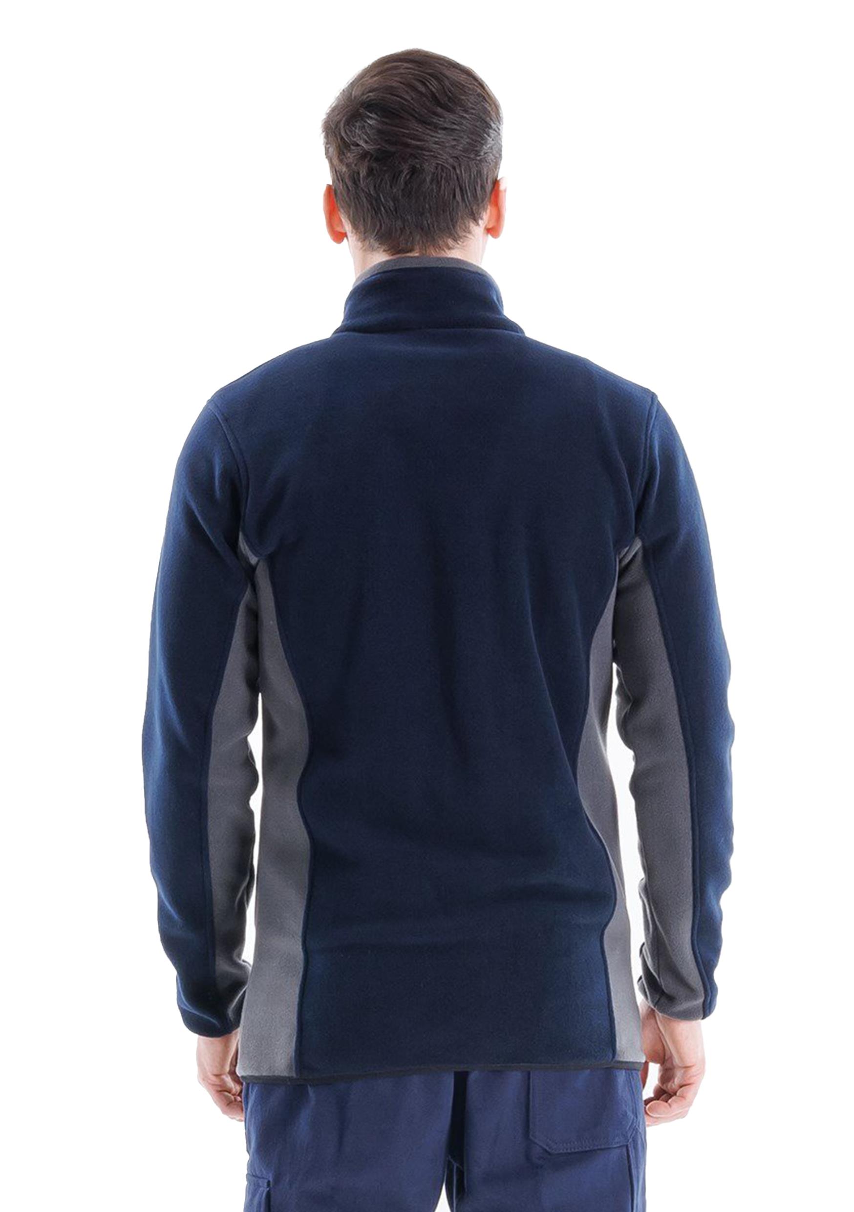 Alp Fleece Jacket Navy Blue - Grey