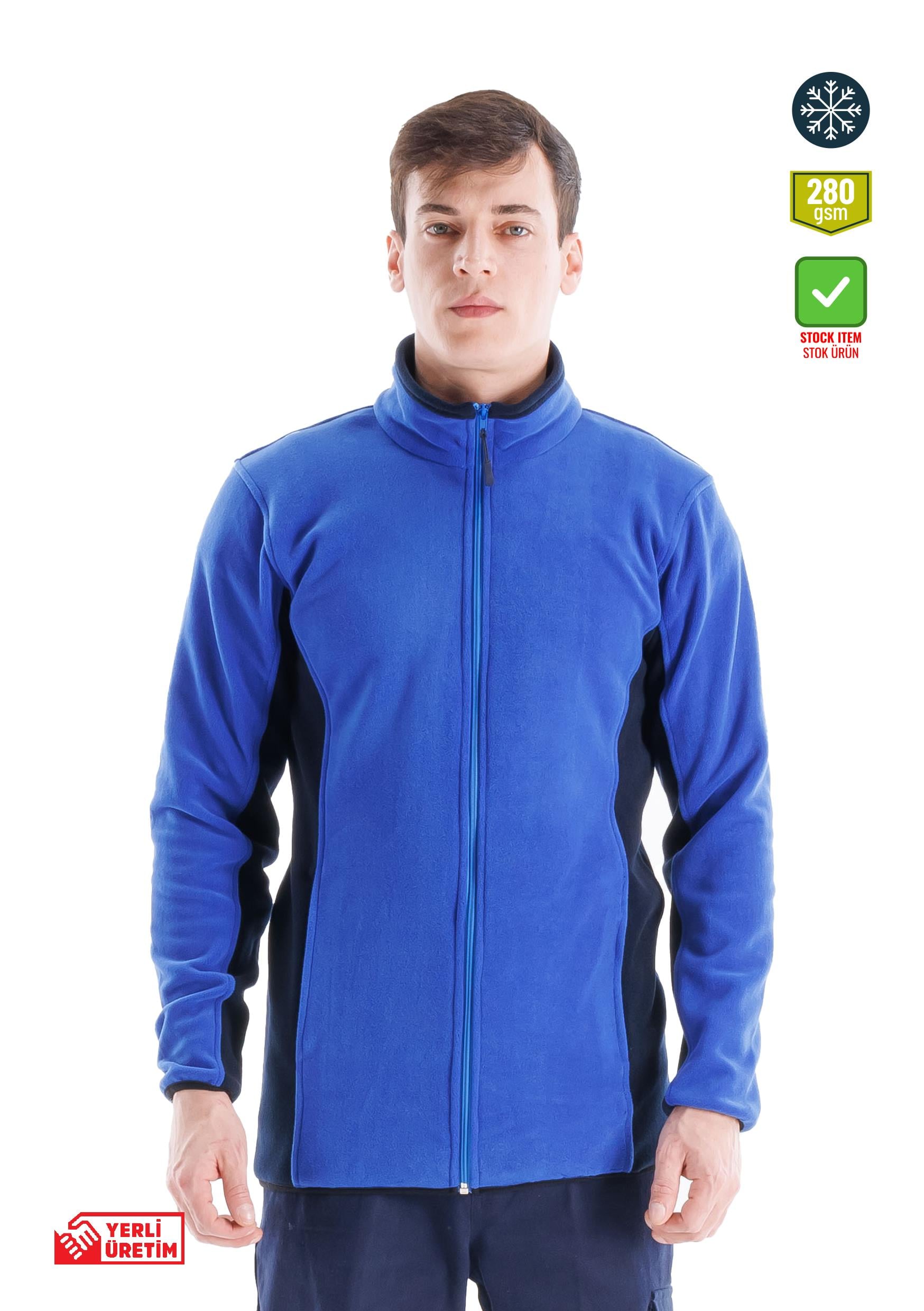 Alp Polar Ceket Saks Mavi