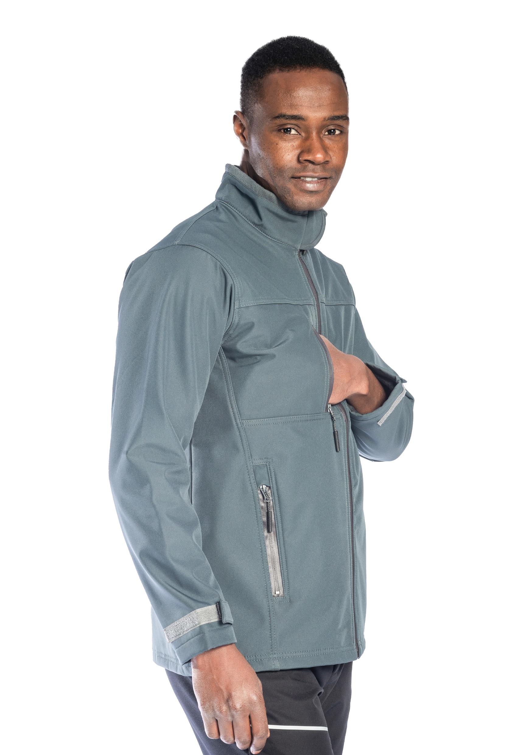 Dark Softshell Ceket Gri