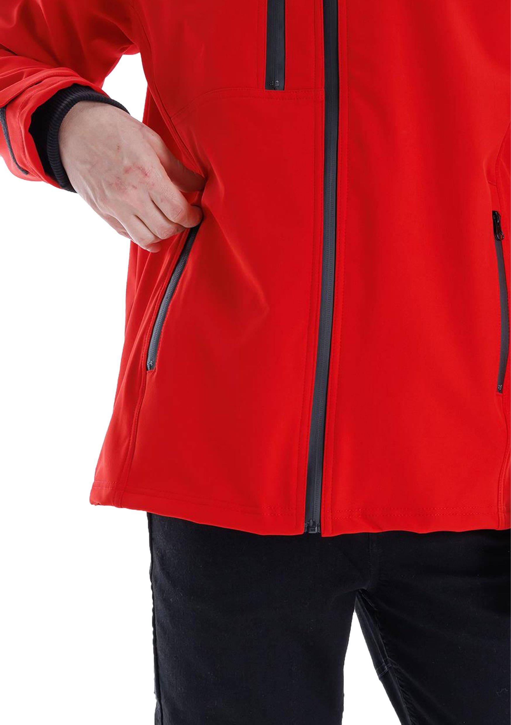 Dark Softshell Ceket Kırmızı