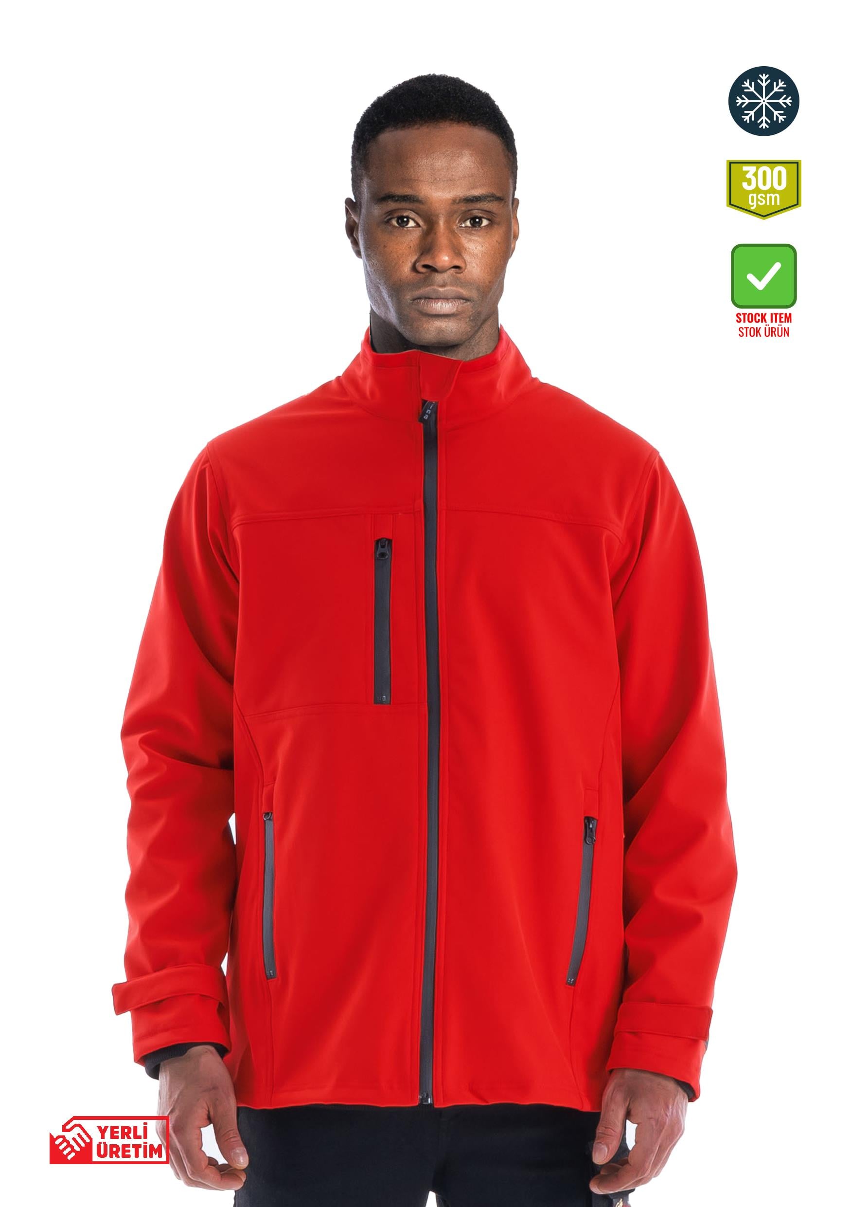 Dark Softshell Ceket Kırmızı