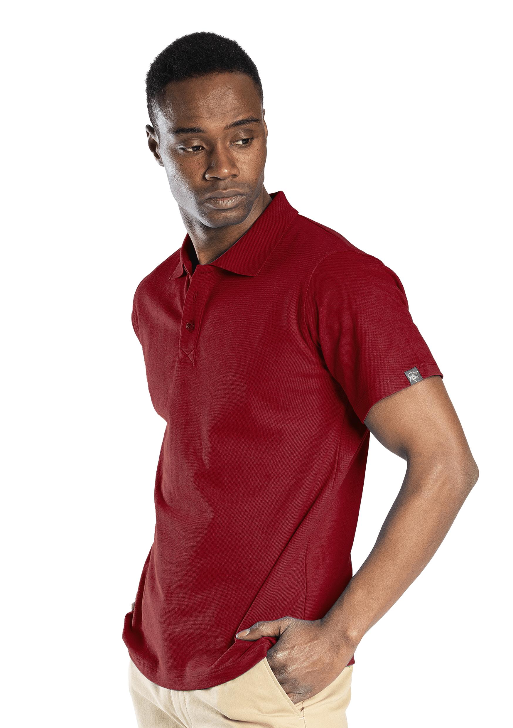 Elegans Polo Pike T-Shirt Bordo