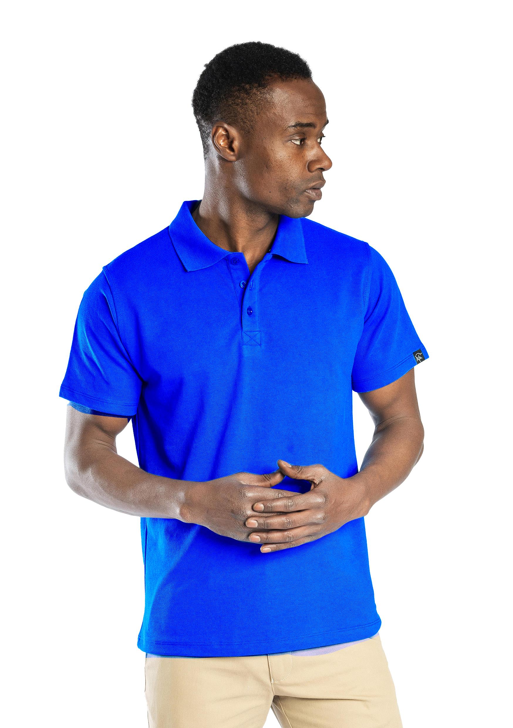 Elegans Polo Pike T-Shirt Saks Mavi