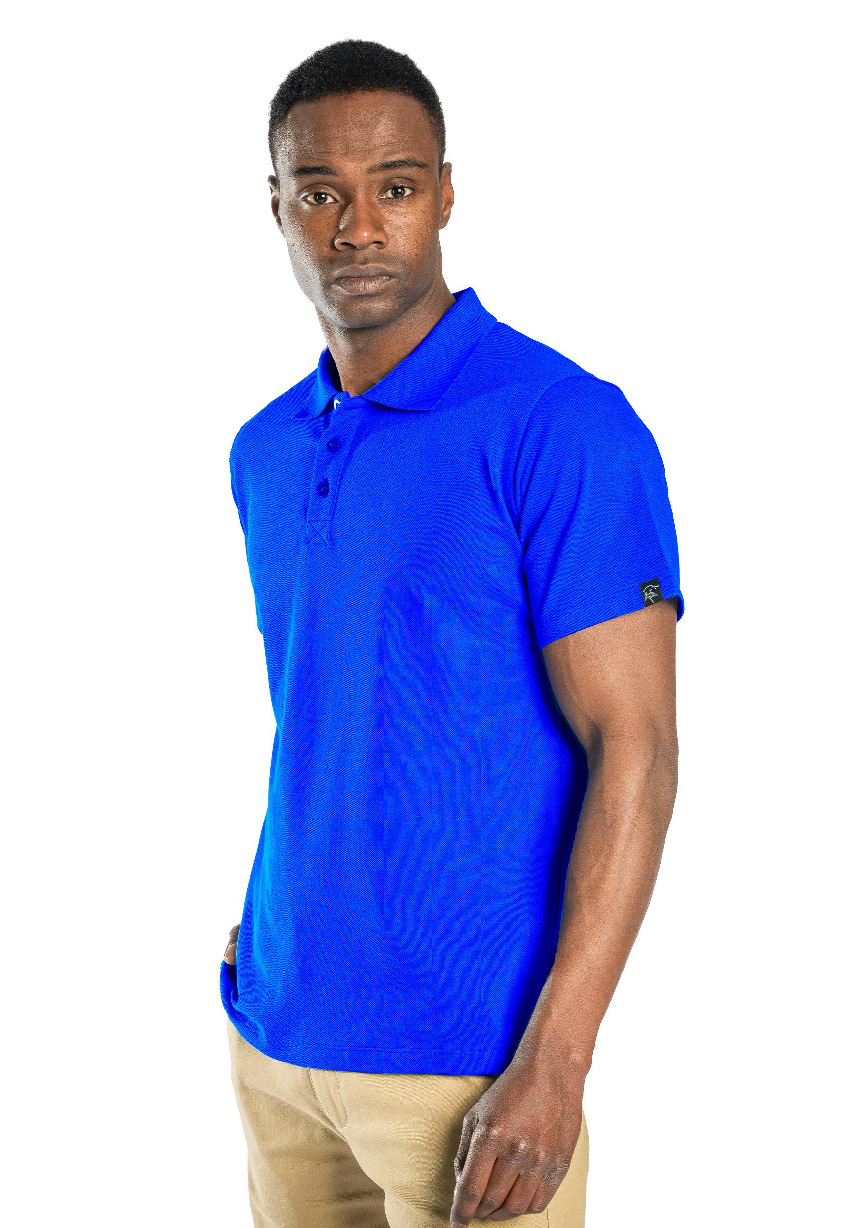 Elegans Polo Pike T-Shirt Saks Mavi