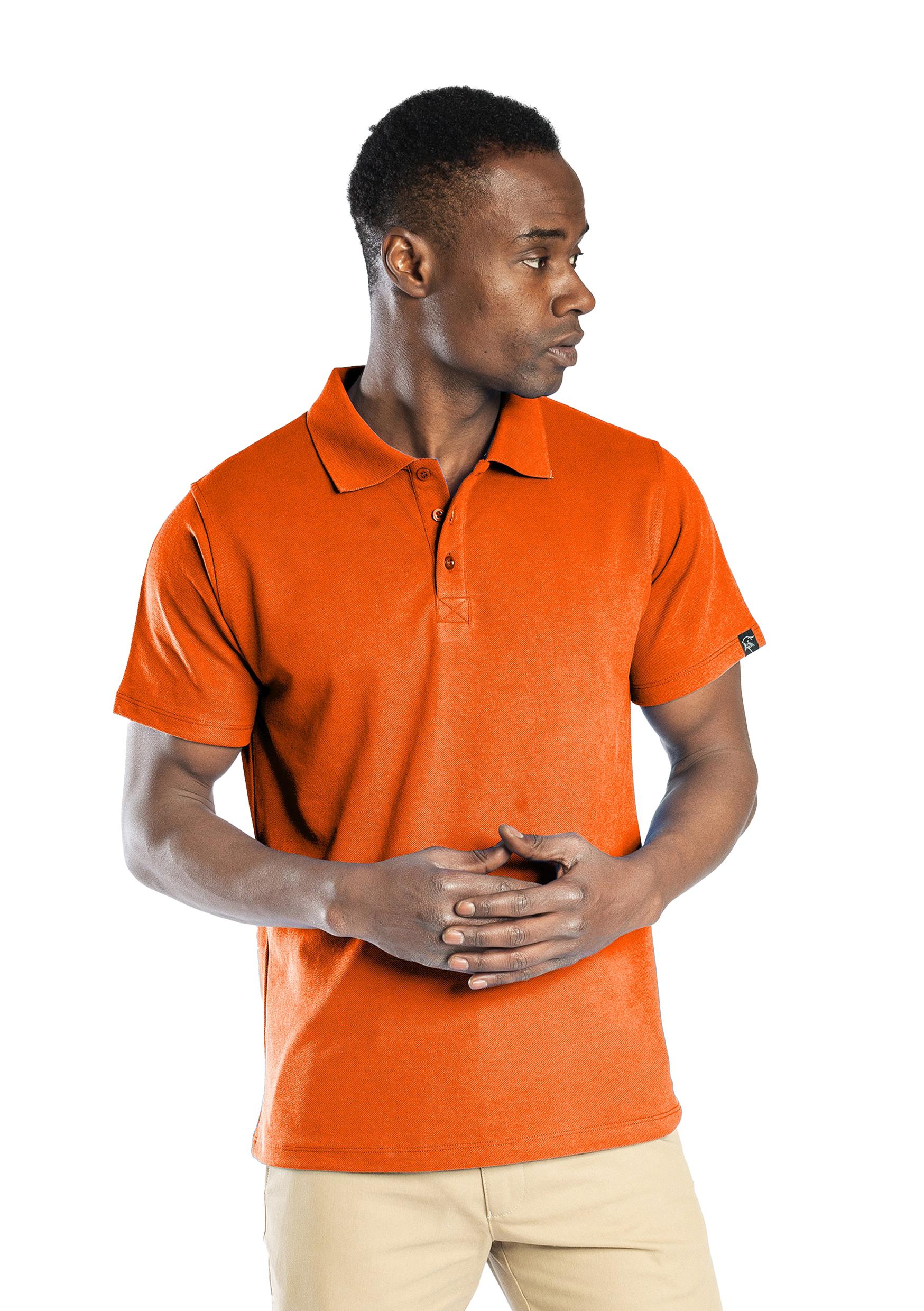 Elegans Polo Pike T-Shirt Turuncu