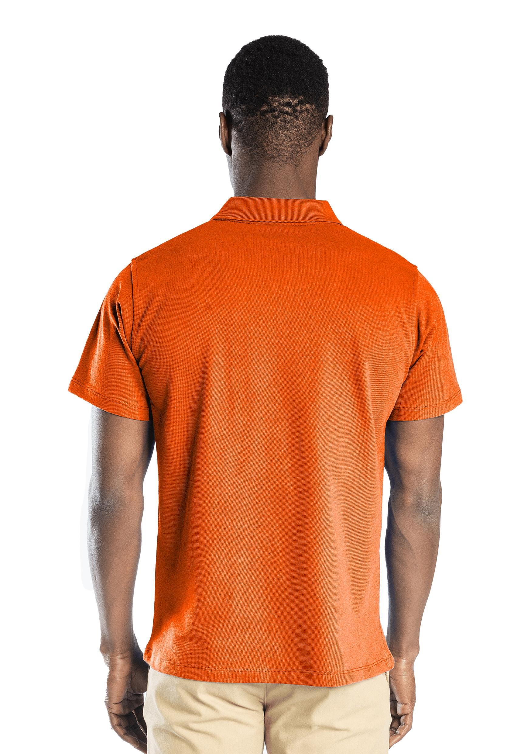 Elegans Polo Pike T-Shirt Turuncu