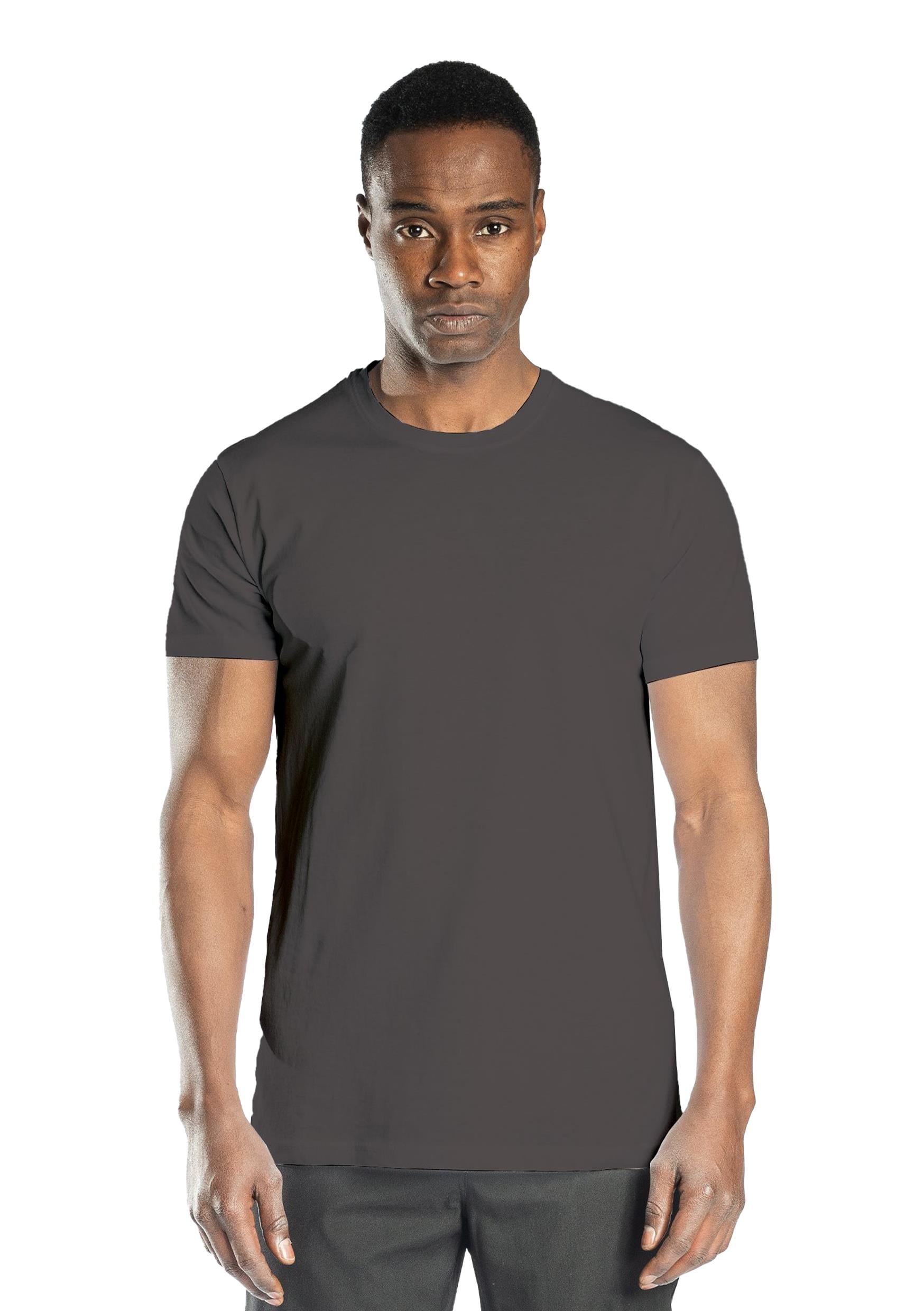 Regular Basic Round-Neck T-Shirt Antracite