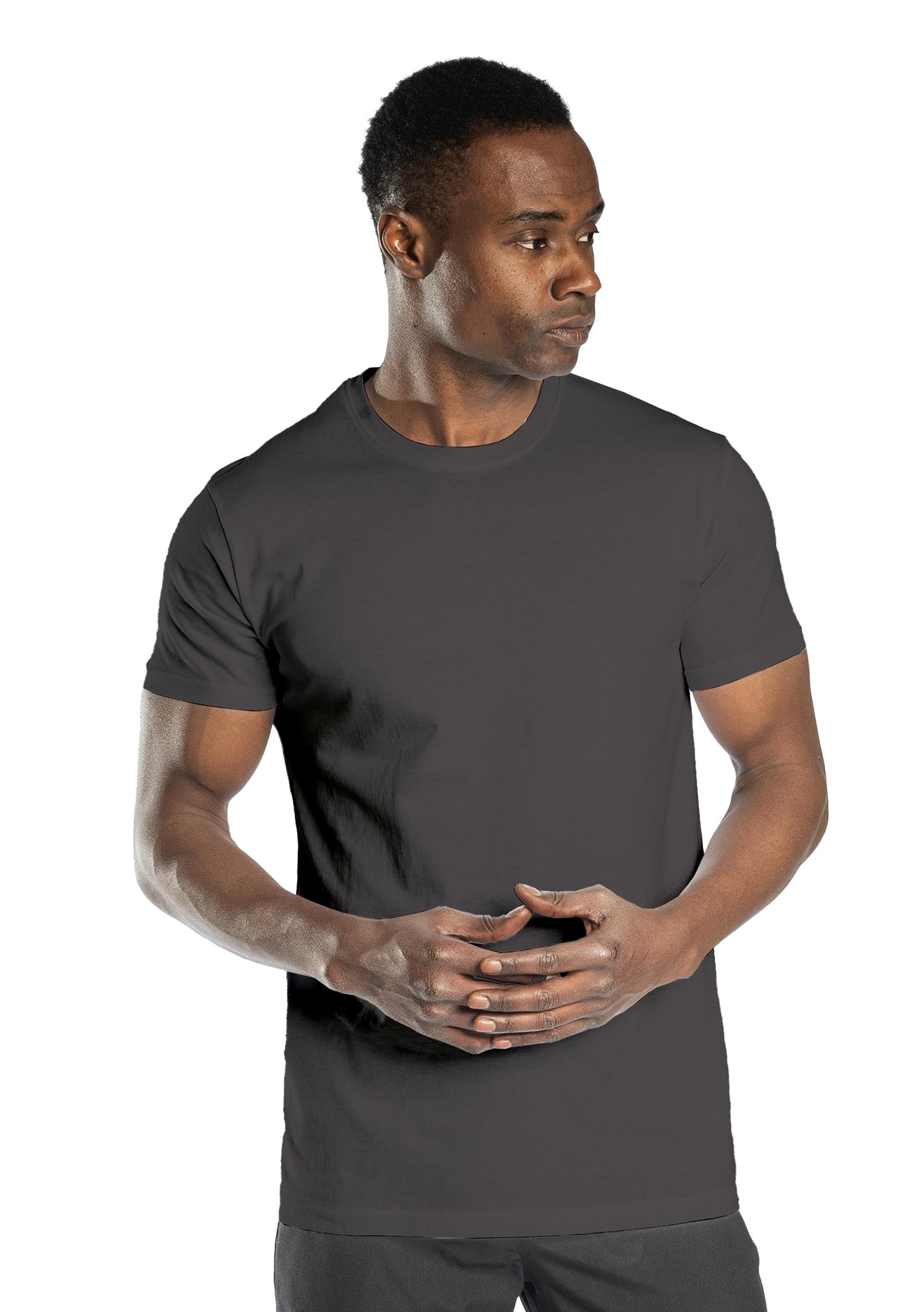 Regular Basic Round-Neck T-Shirt Antracite