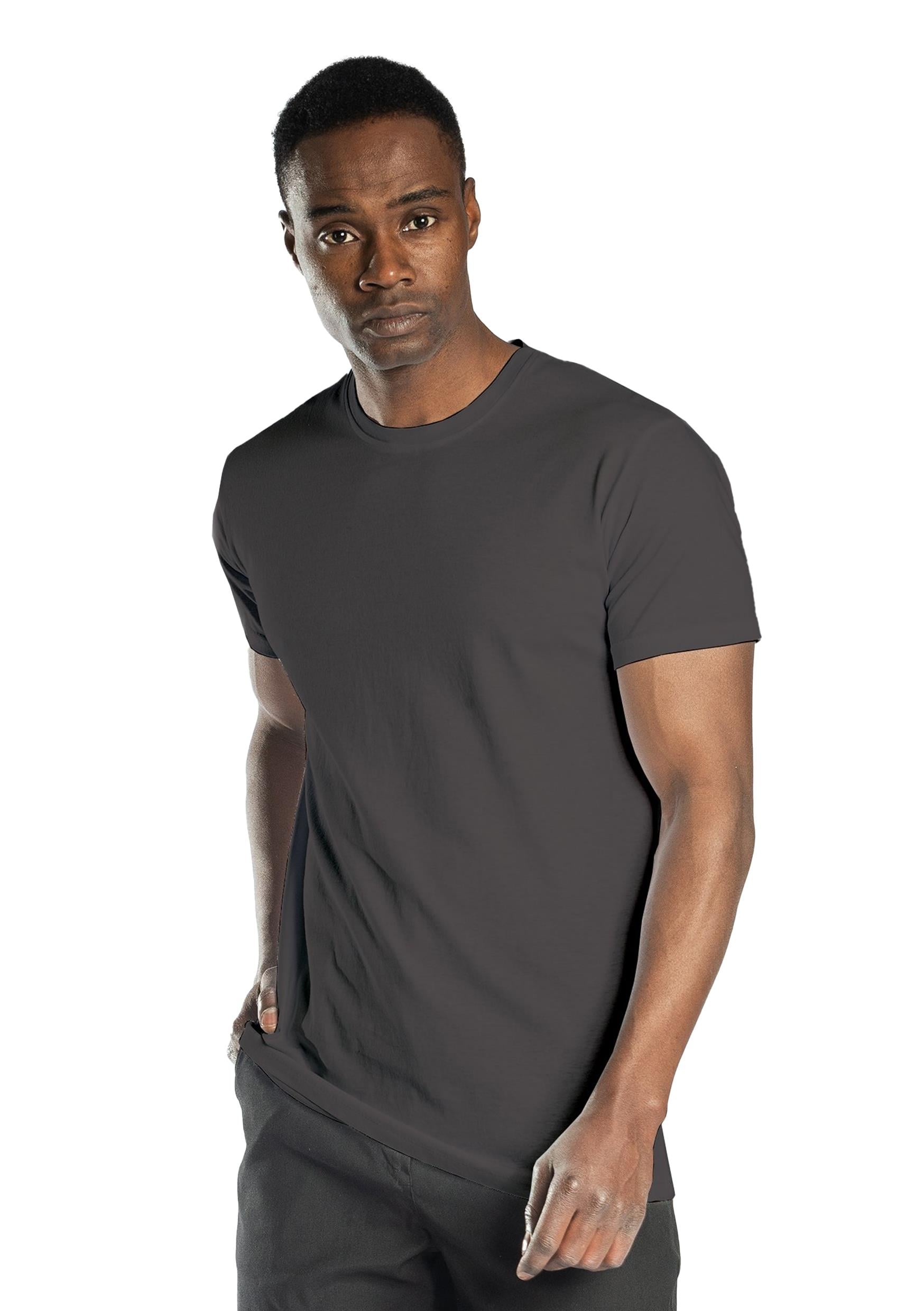 Regular Basic Round-Neck T-Shirt Antracite