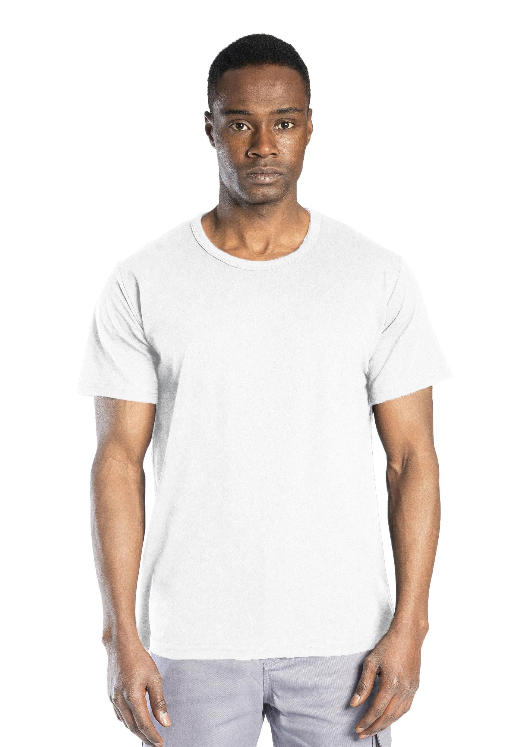 Regular Basic Bisiklet Yaka T-Shirt Beyaz