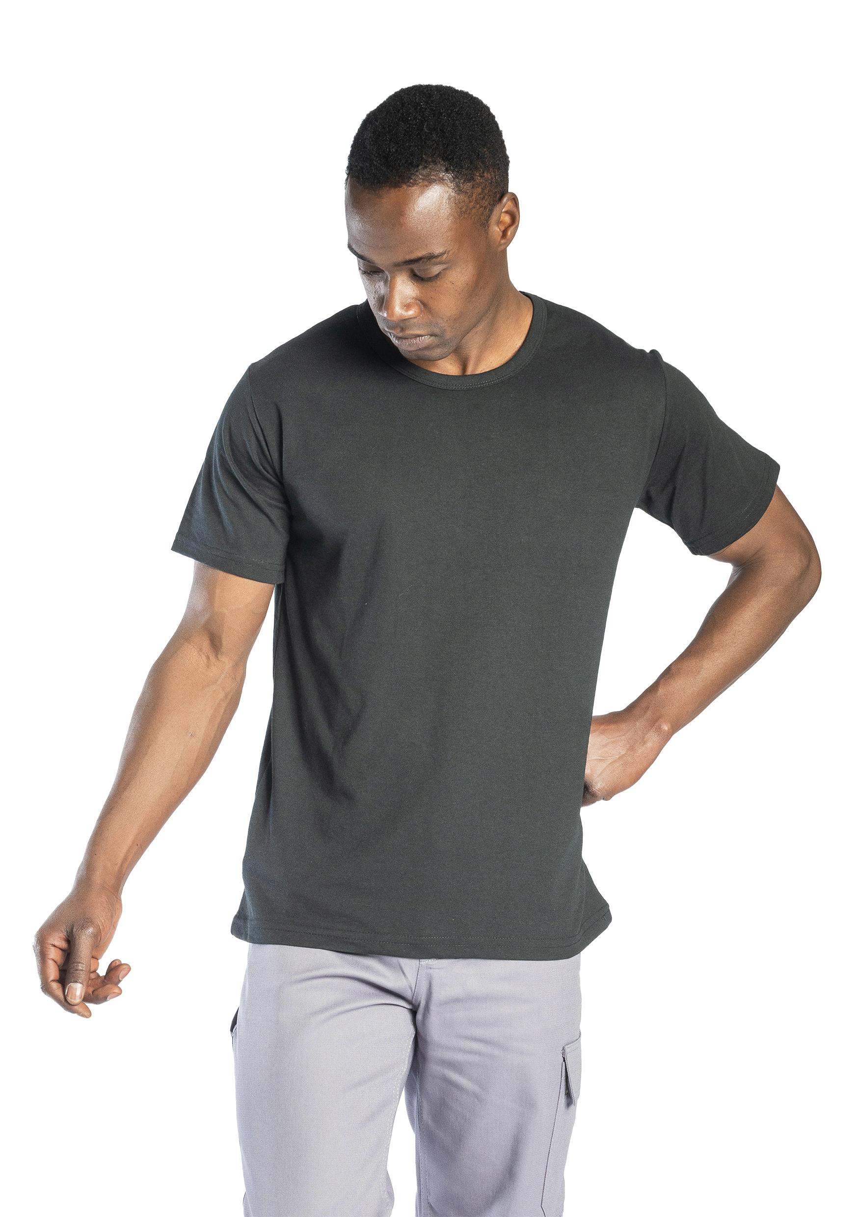 Regular Basic Bisiklet Yaka T-Shirt Siyah