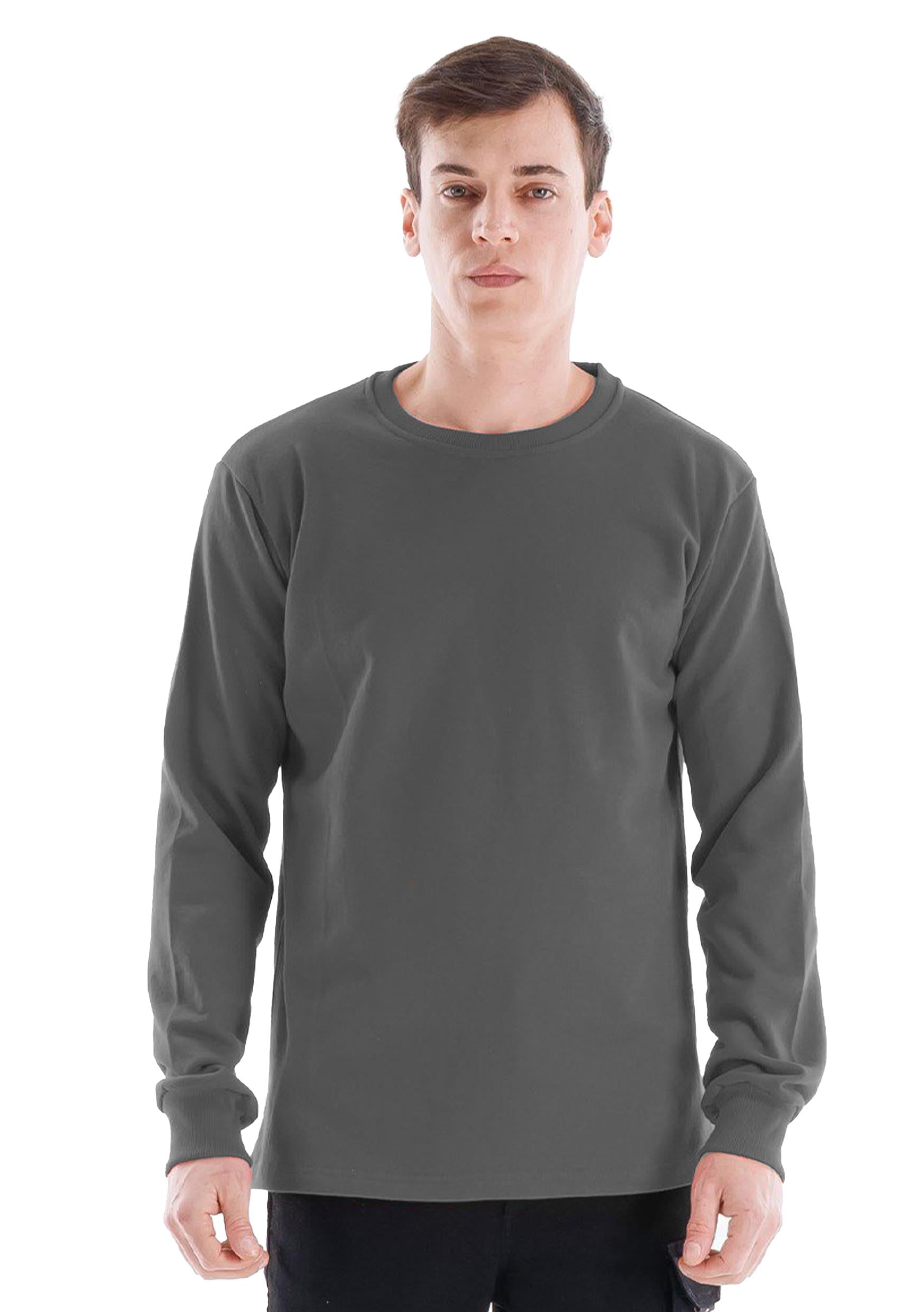 Regular Bisiklet Yaka Sweatshirt Antrasit