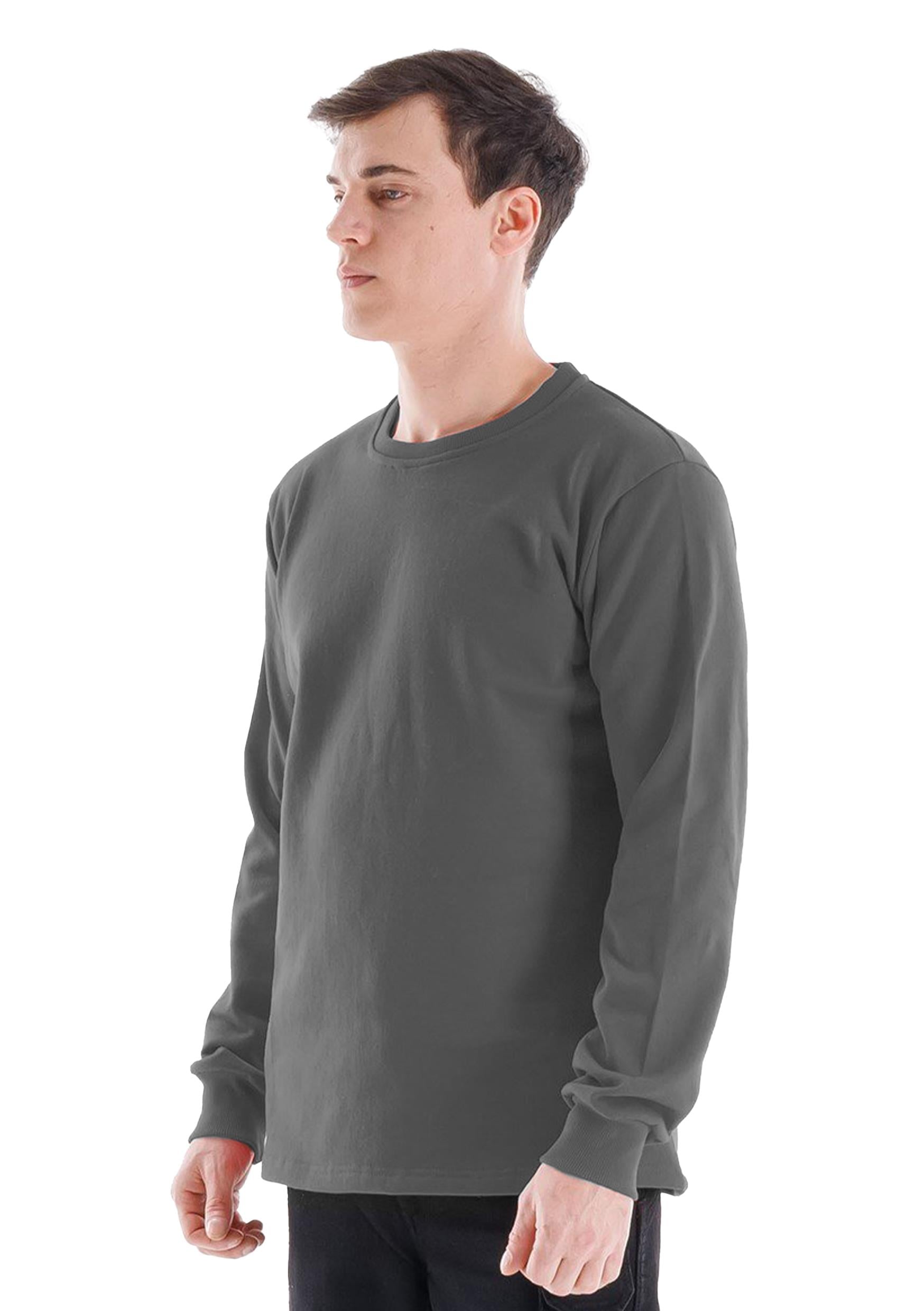Regular Bisiklet Yaka Sweatshirt Antrasit