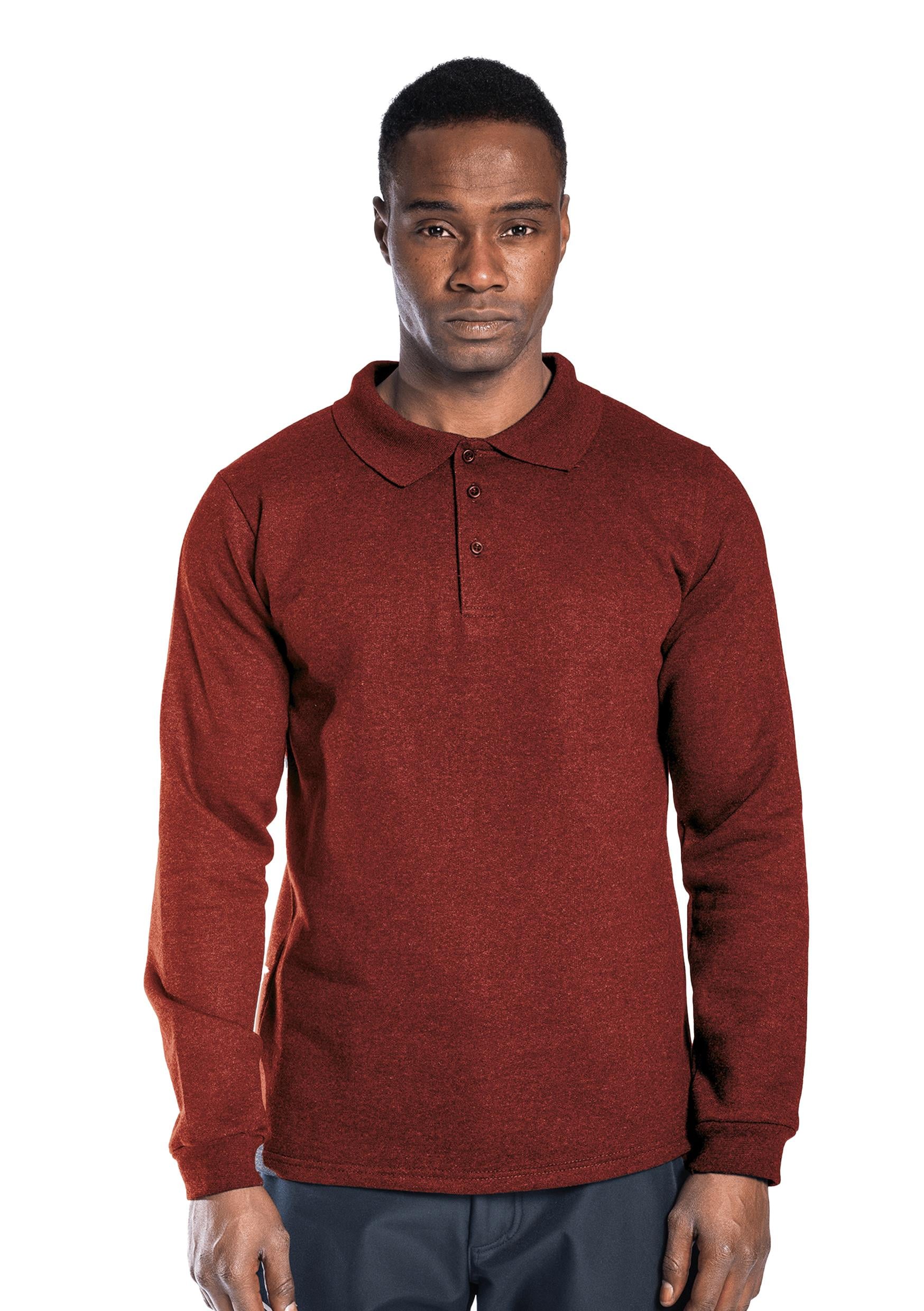 Regular Polo Sweatshirt Bordo