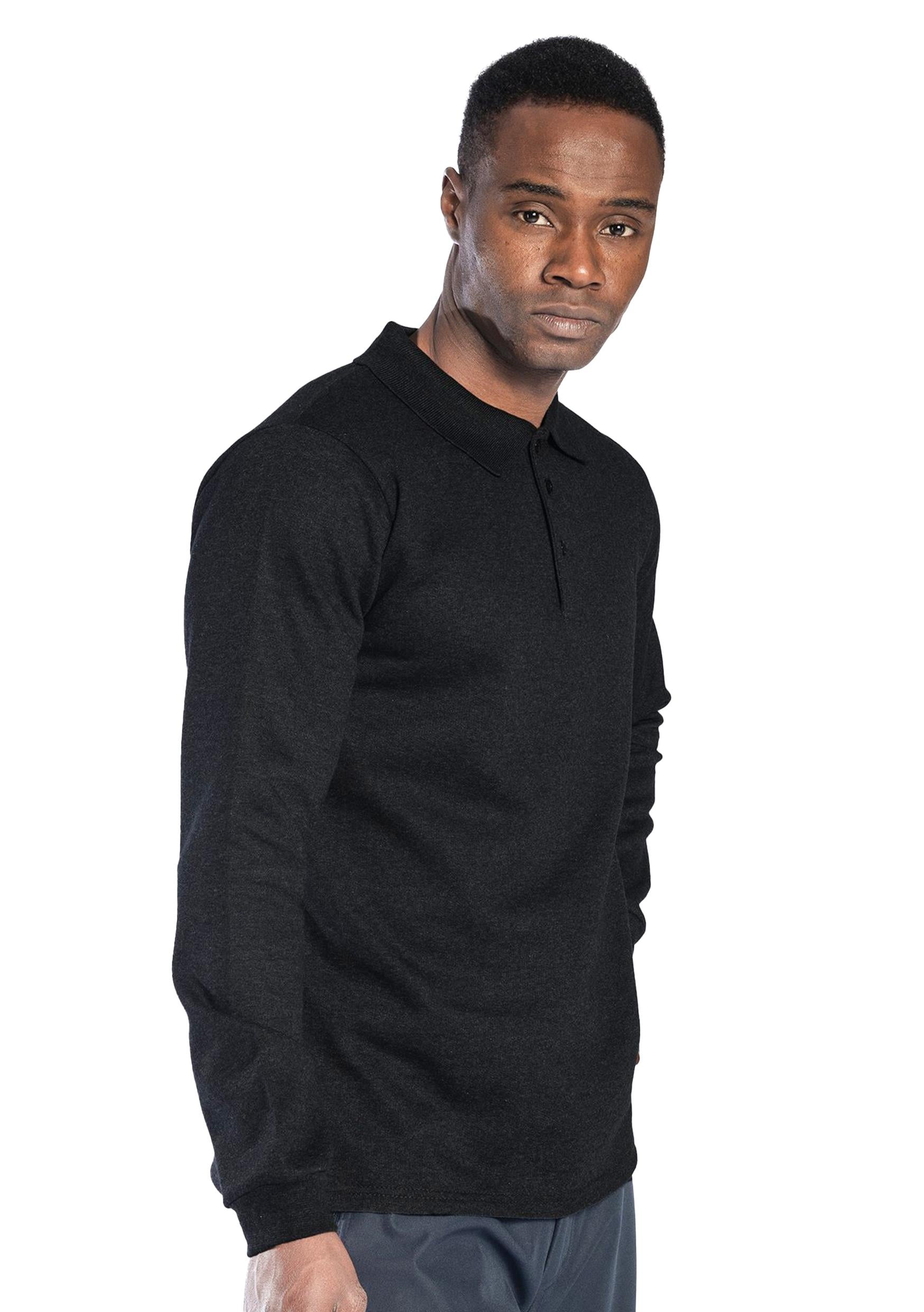 Regular Polo Sweatshirt Siyah