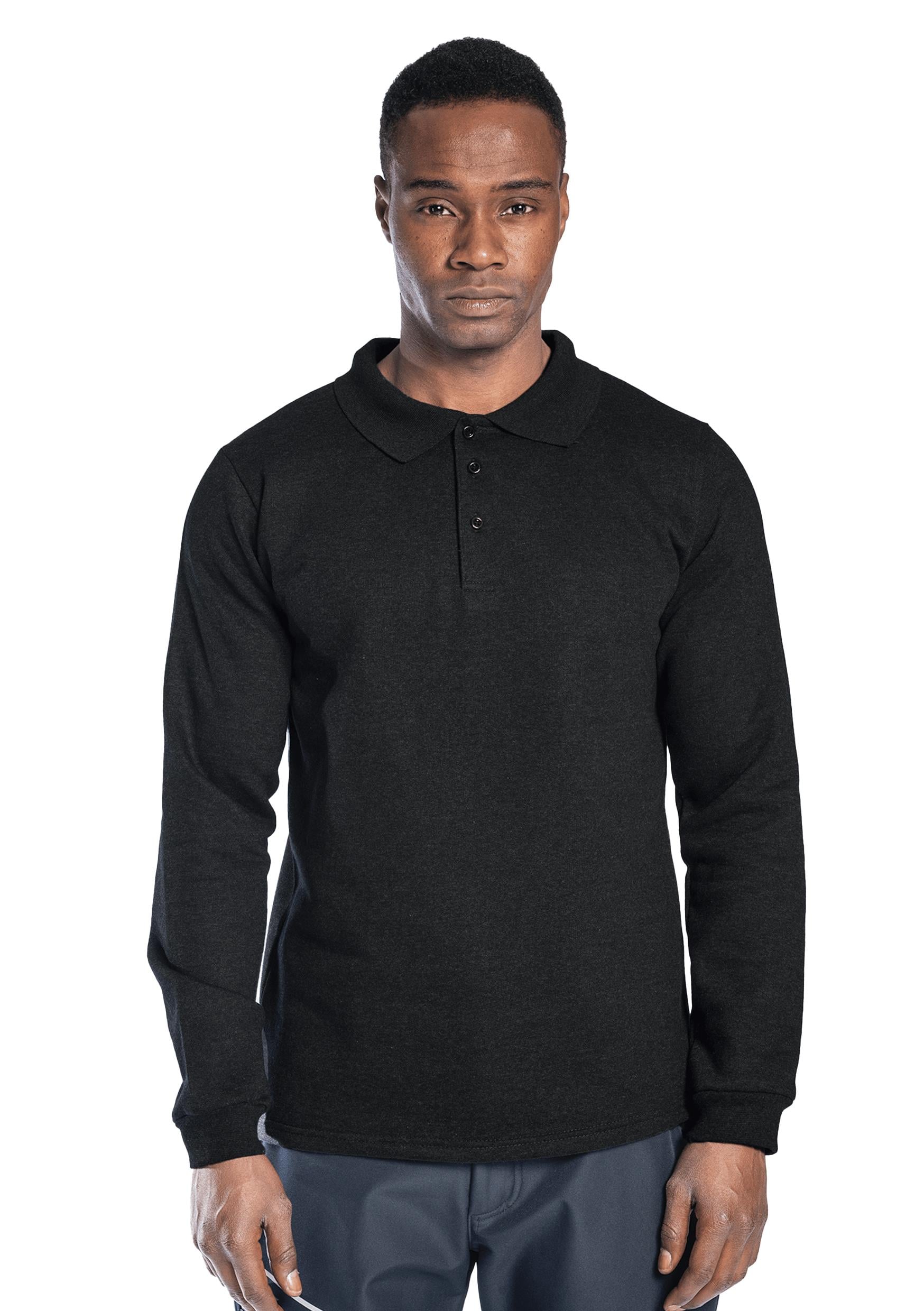 Regular Polo Sweatshirt Siyah