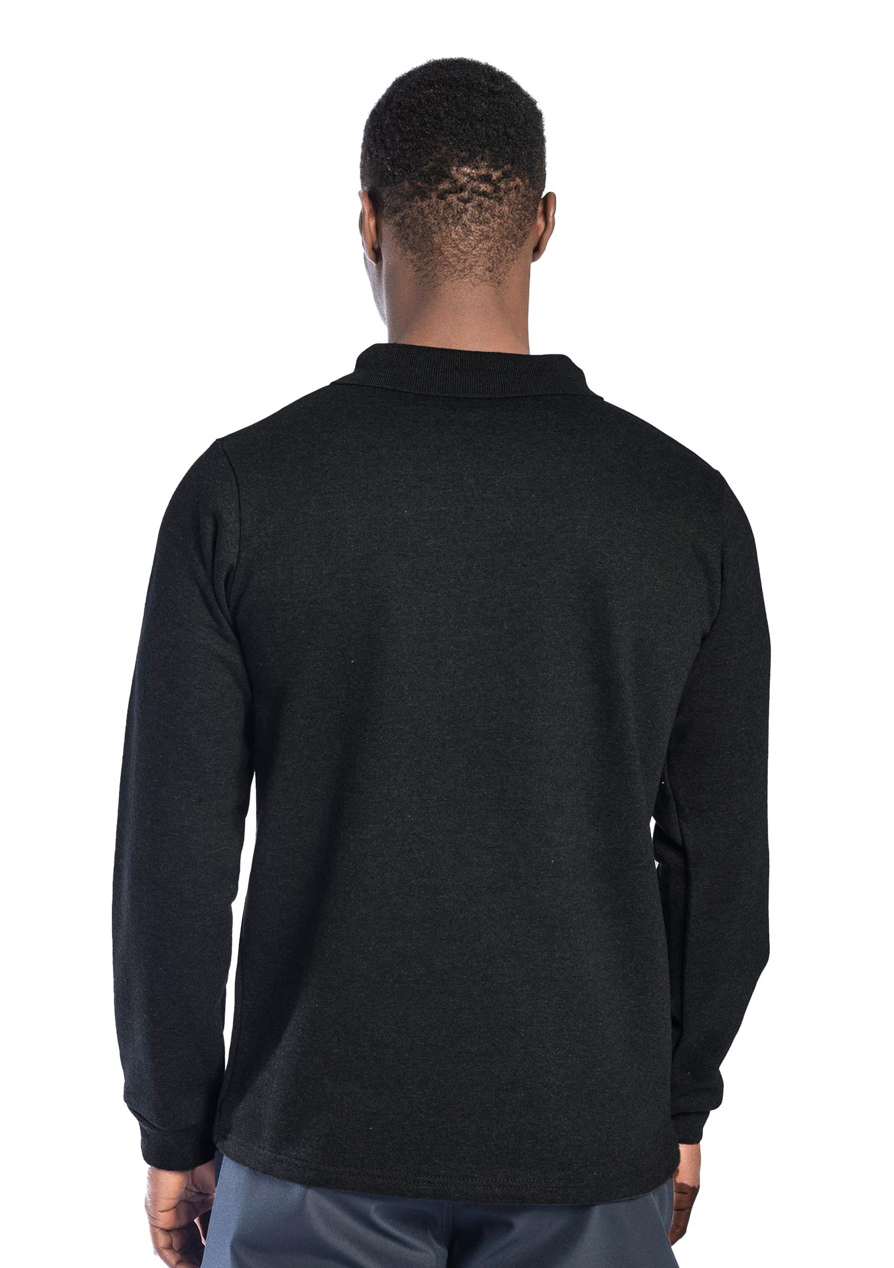 Regular Polo Sweatshirt Siyah