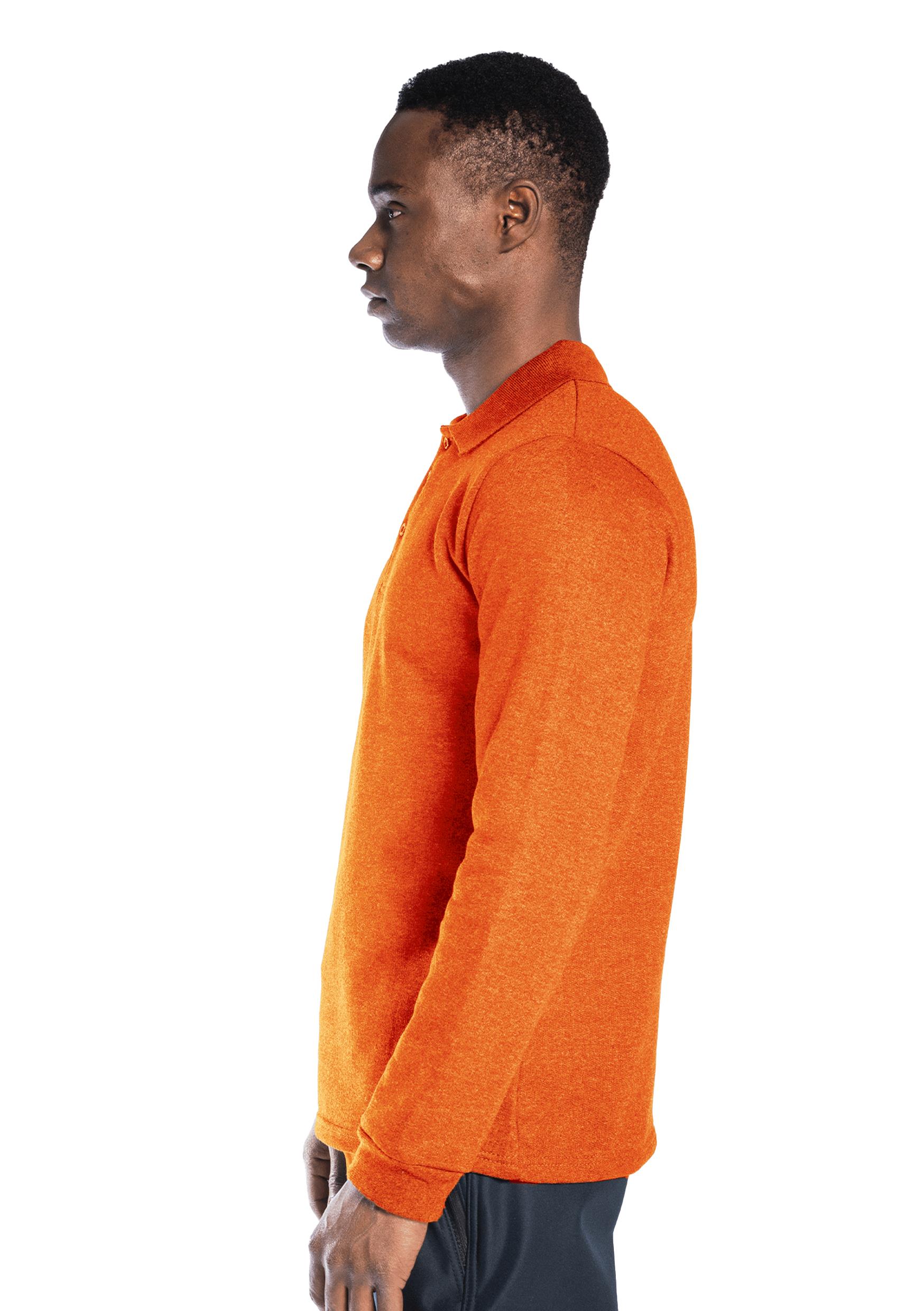 Regular Polo Sweatshirt Turuncu