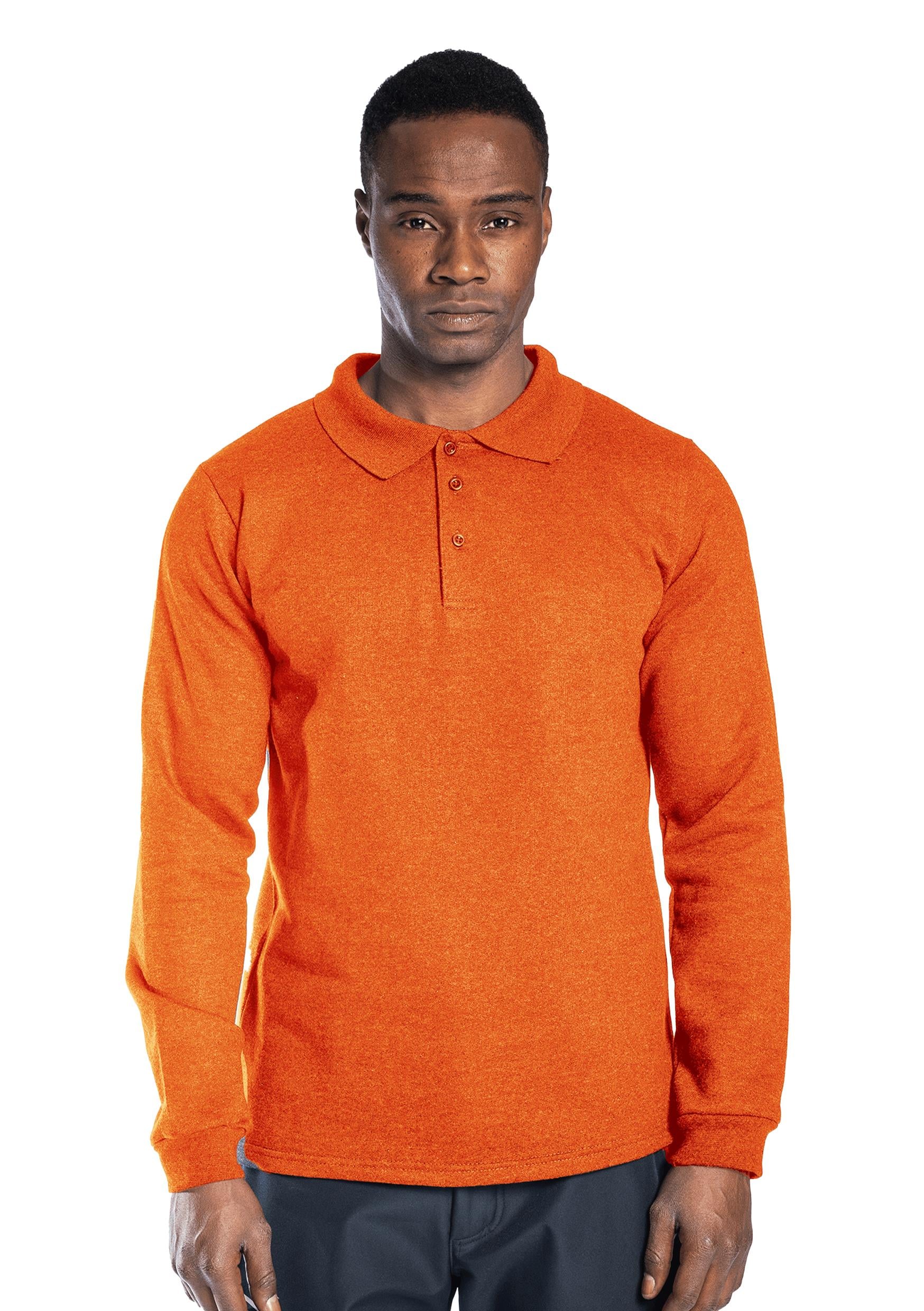 Regular Polo Sweatshirt Turuncu