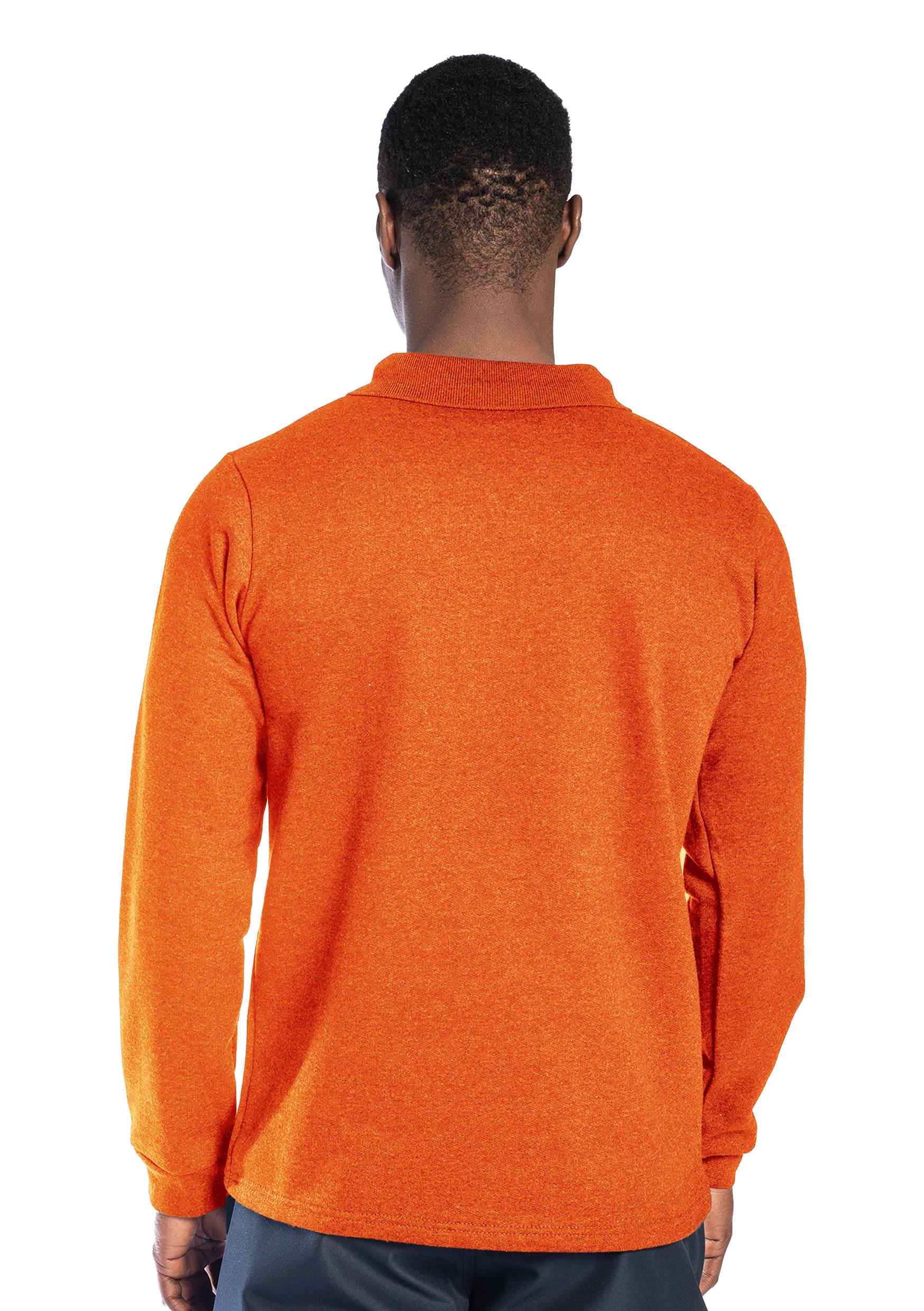 Regular Polo Sweatshirt Turuncu