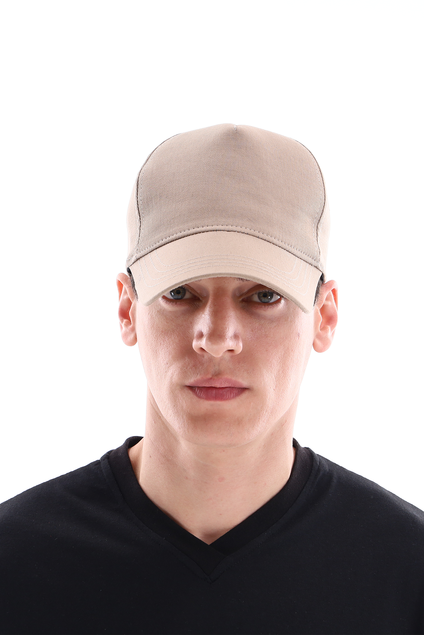 Regular Şapka Krem Rengi