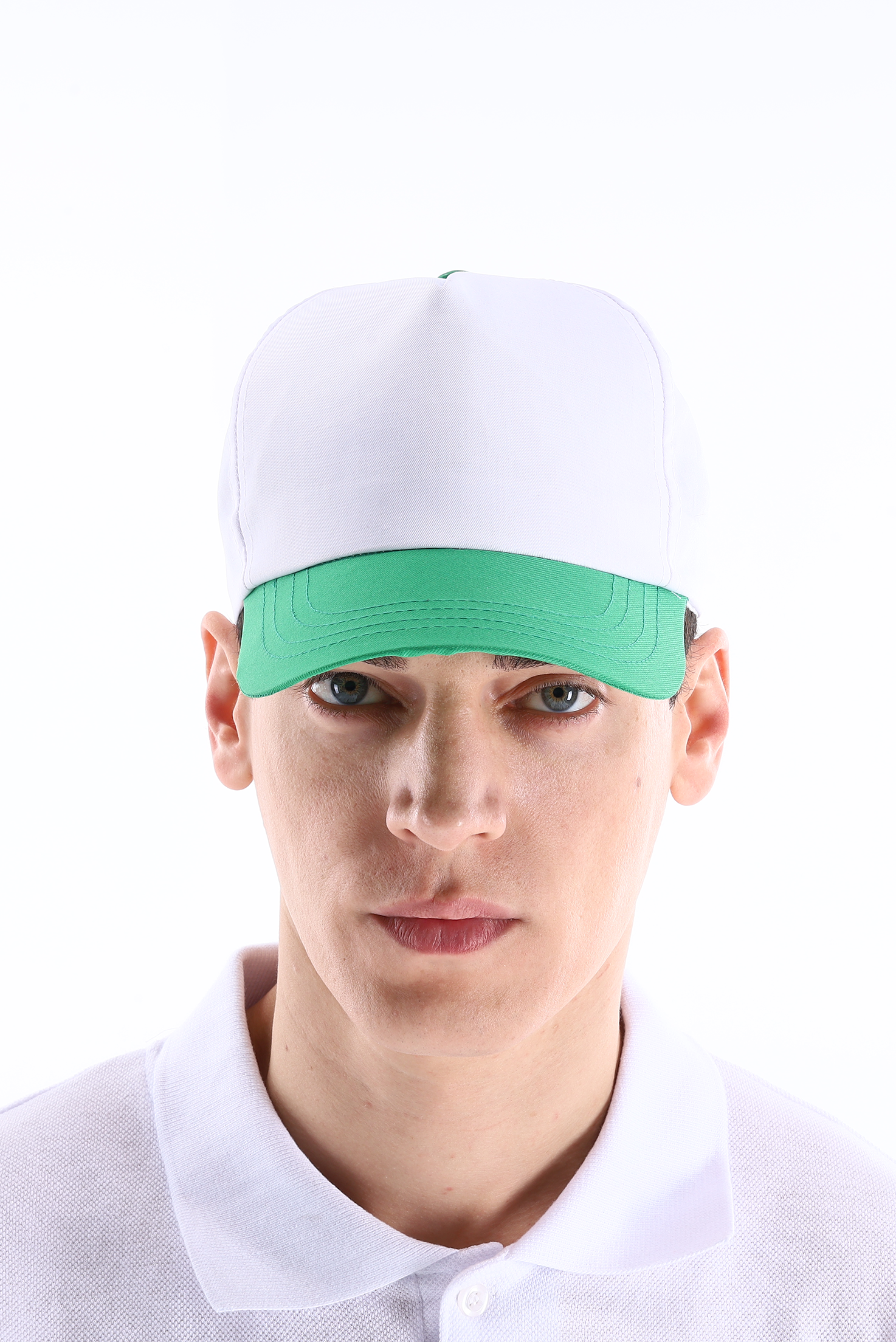 Regular Şapka Yeşil - Beyaz