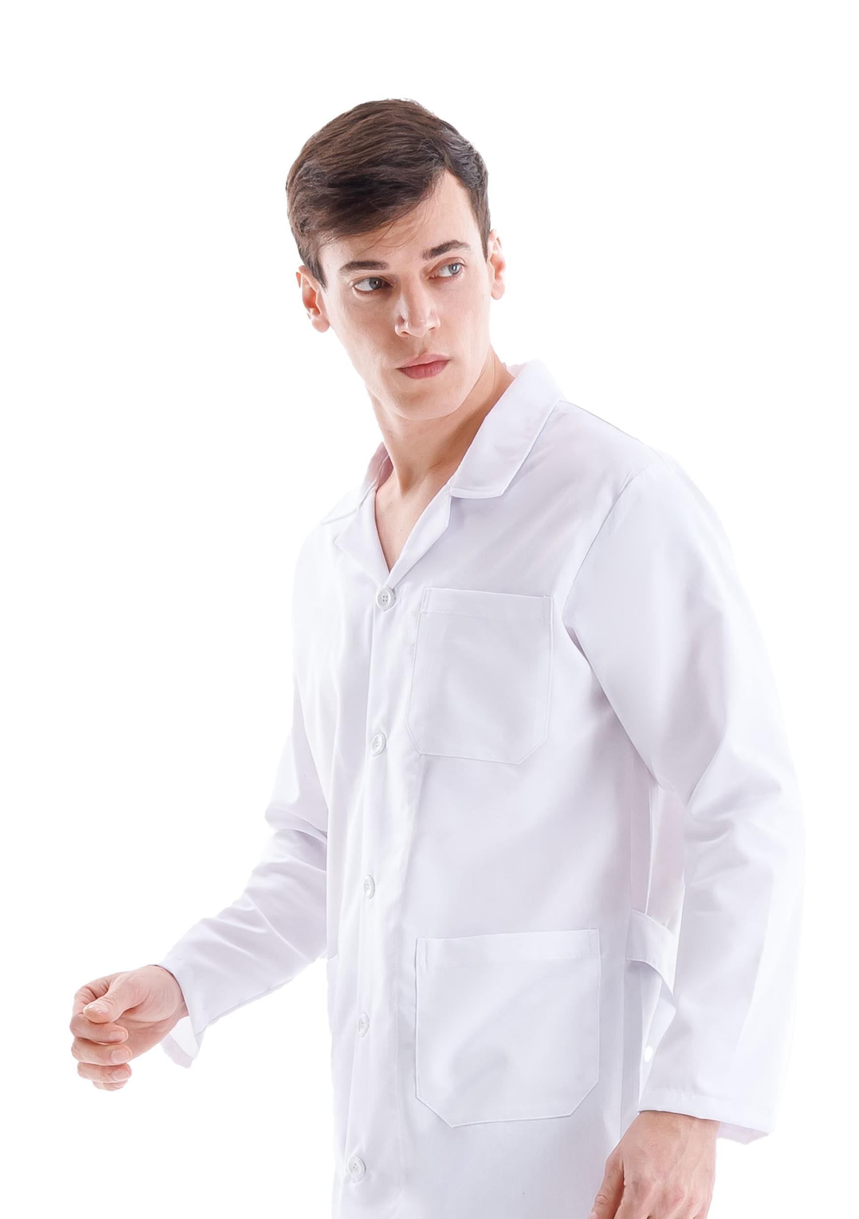 Unisex İş Önlüğü Beyaz