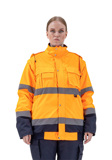 Alaska Hi-Vis 2 in 1 Mont Neon Turuncu-Lacivert