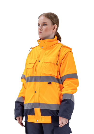 Alaska Hi-Vis 2 in 1 Mont Neon Turuncu-Lacivert