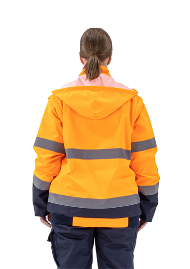 Alaska Hi-Vis 2 in 1 Mont Neon Turuncu-Lacivert