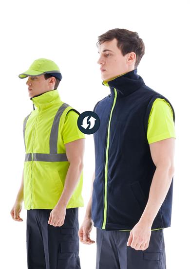 Alaska Hi-Vis 2 in 1 Yelek Neon Sarı
