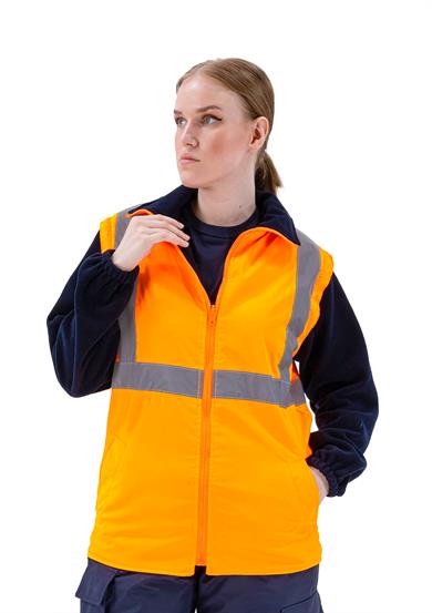 Alaska Hi-Vis 2 in 1 Yelek Neon Turuncu