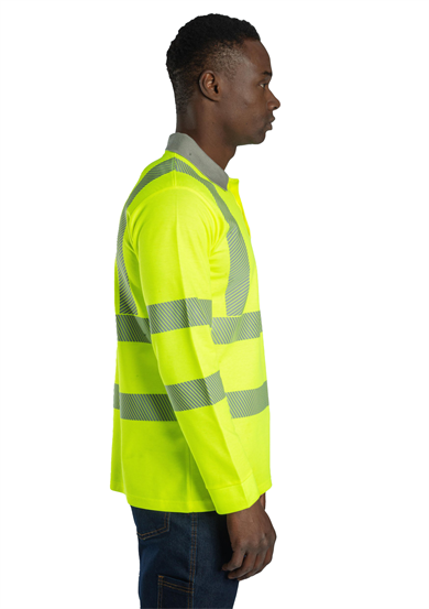 Alaska Hi-Vis Uzun Kollu Polo T-Shirt Neon Sarı