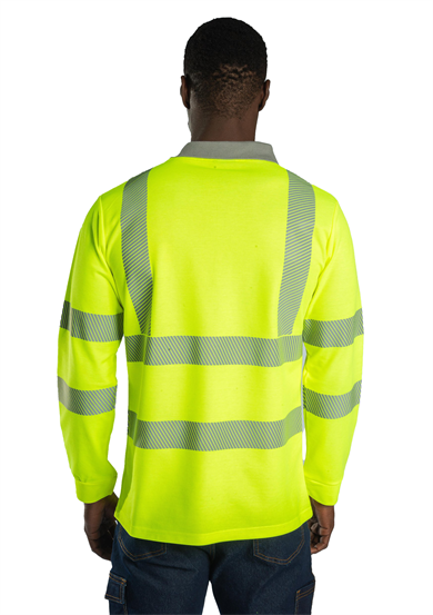 Alaska Hi-Vis Uzun Kollu Polo T-Shirt Neon Sarı