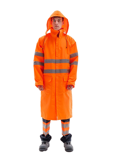 Alaska Hi-Vis Yağmurluk Neon Turuncu 