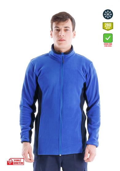 Alp Polar Ceket Saks Mavi