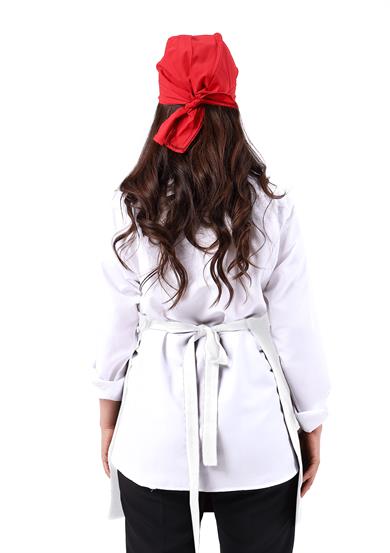 Boydan Önlük Beyaz