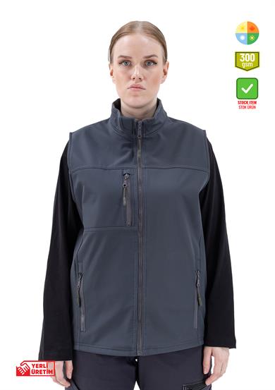 Dark Softshell Yelek Antrasit