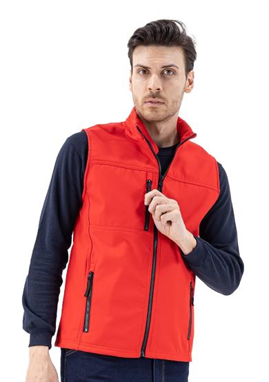 Dark Vest Red